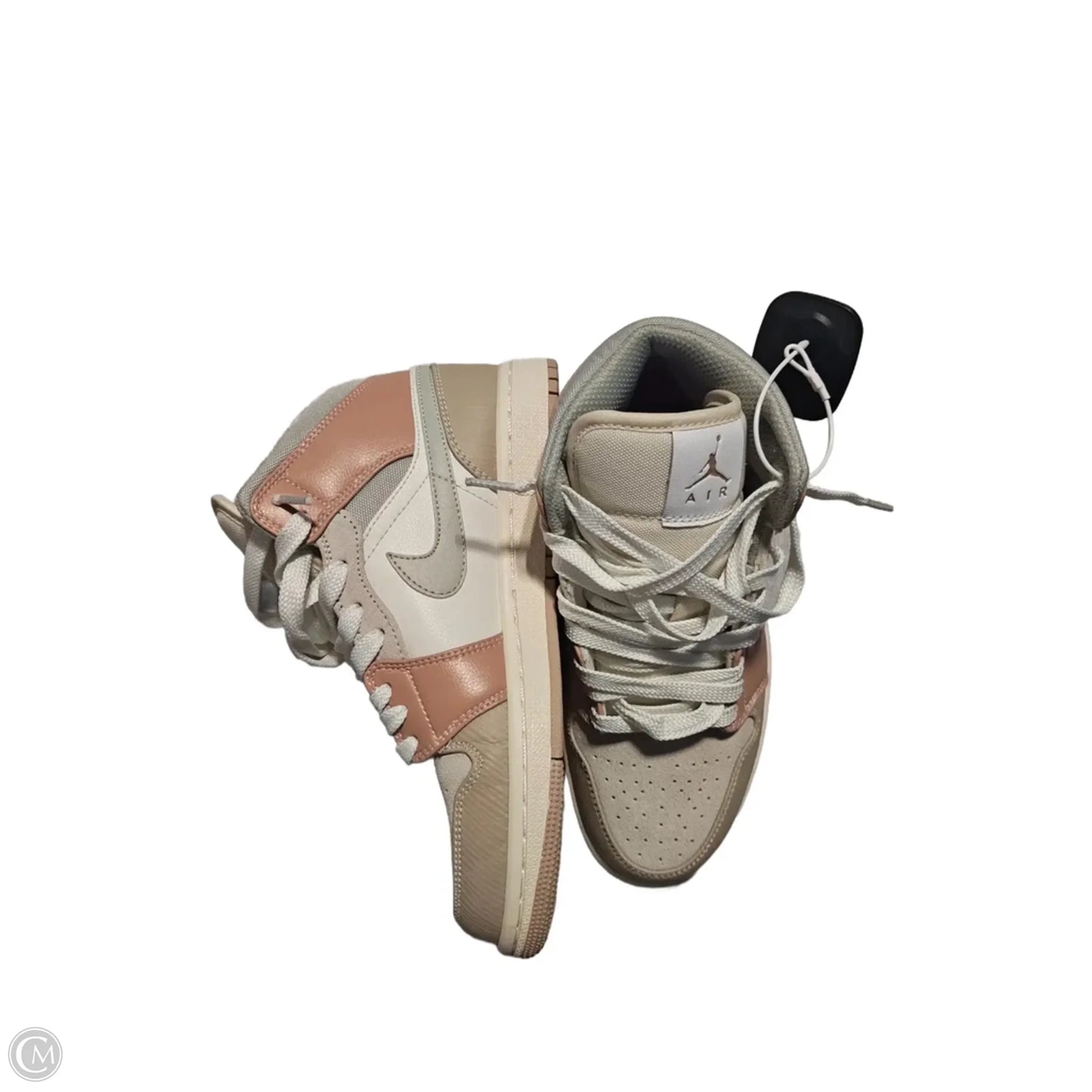 Shoes Luxury Designer By Jordan In Cream, Size: 7.5