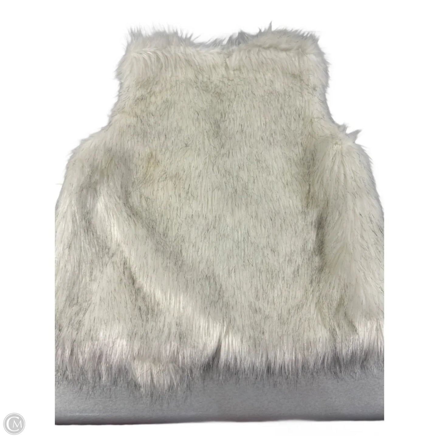 Vest Faux Fur & Sherpa By Cmc In White, Size: M