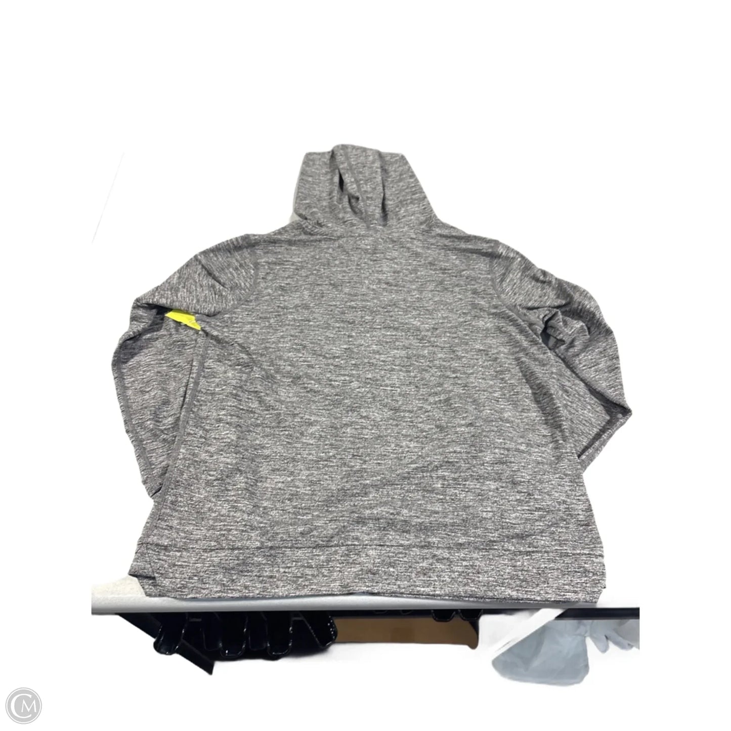 Athletic Top Long Sleeve Hoodie By Members Mark In Grey, Size: S