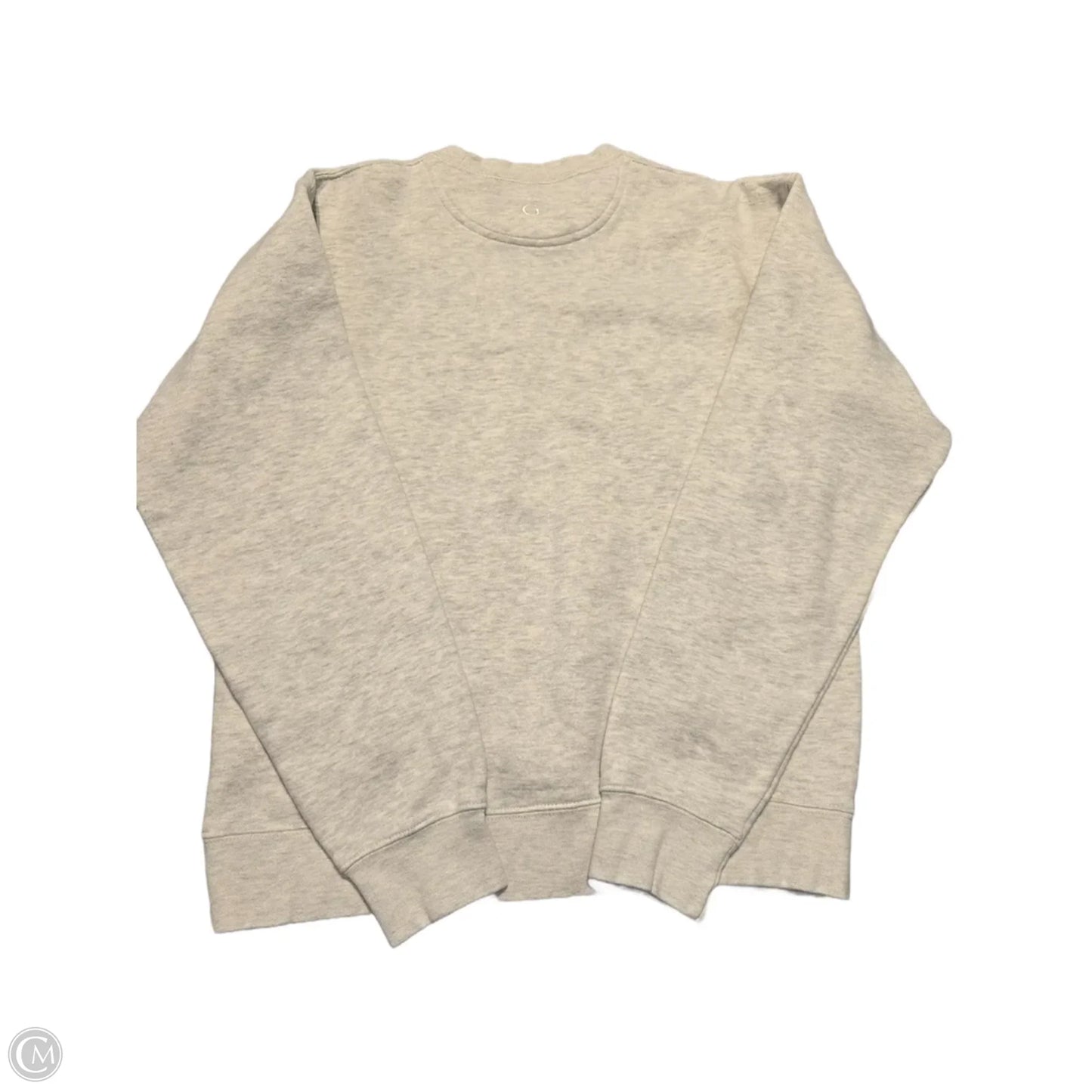 Sweatshirt Crewneck By Cmc In Cream, Size: S