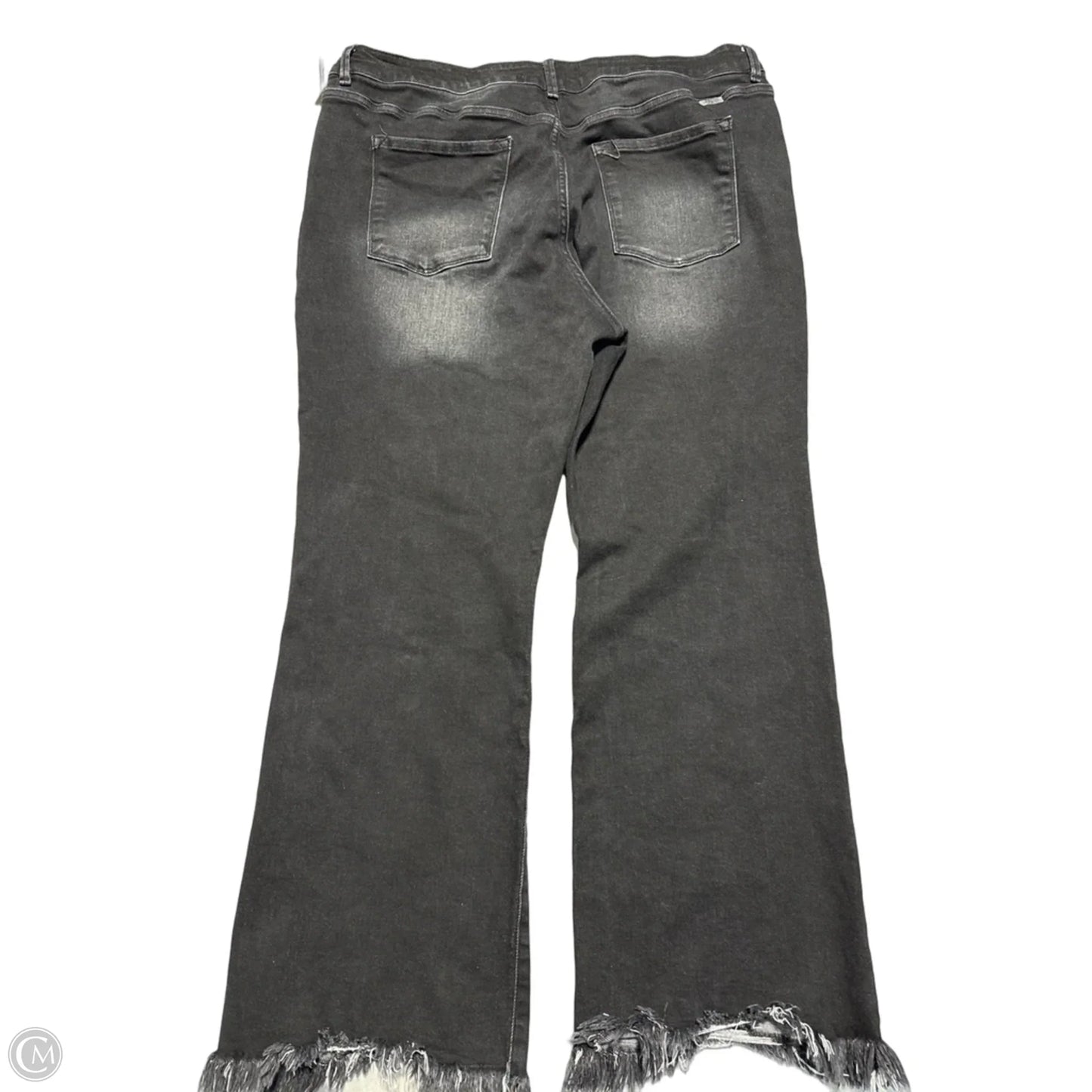 Jeans Straight By Kancan In Black, Size: 22