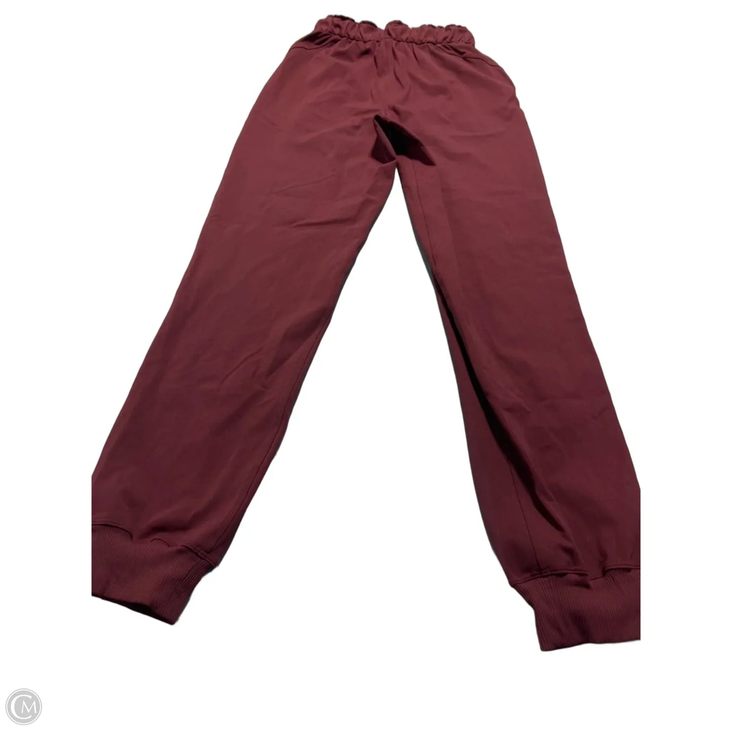 Athletic Pants By Lululemon In Maroon, Size: 0