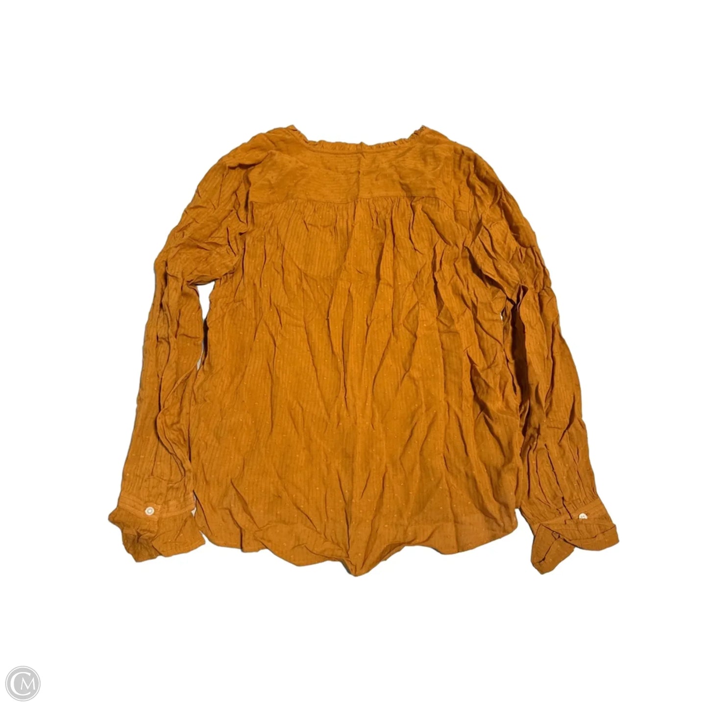 Top Long Sleeve By Loft In Yellow, Size: Xs