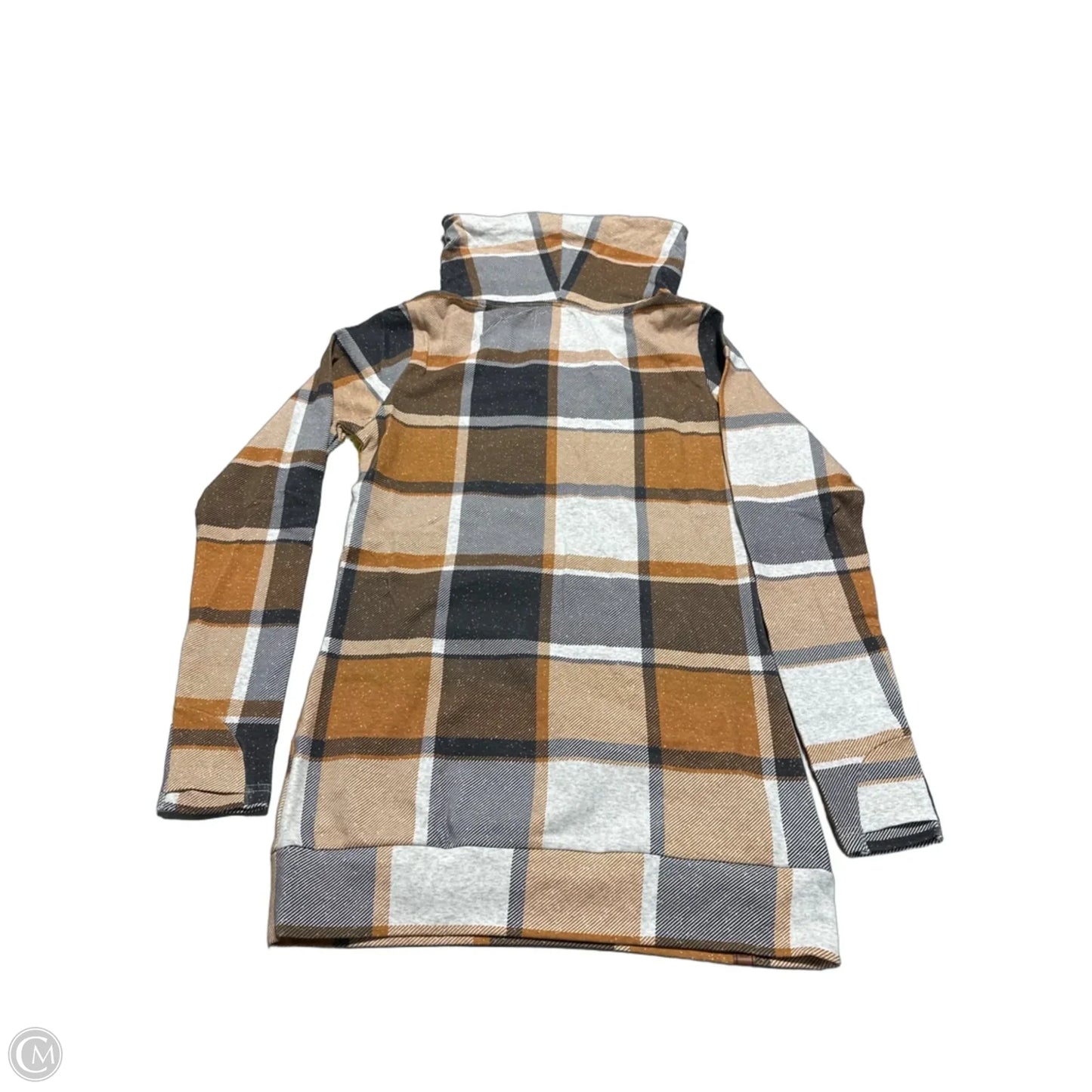Top Long Sleeve By Cmc In Plaid Pattern, Size: S