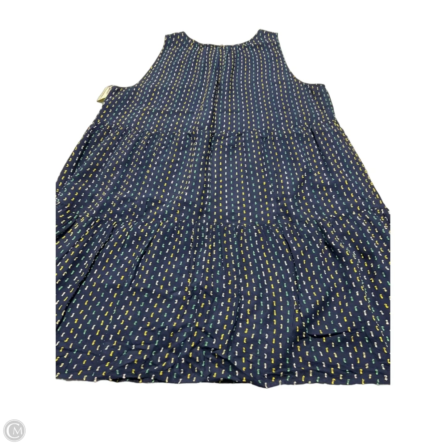 Dress Casual Midi By Loft In Navy, Size: Xl