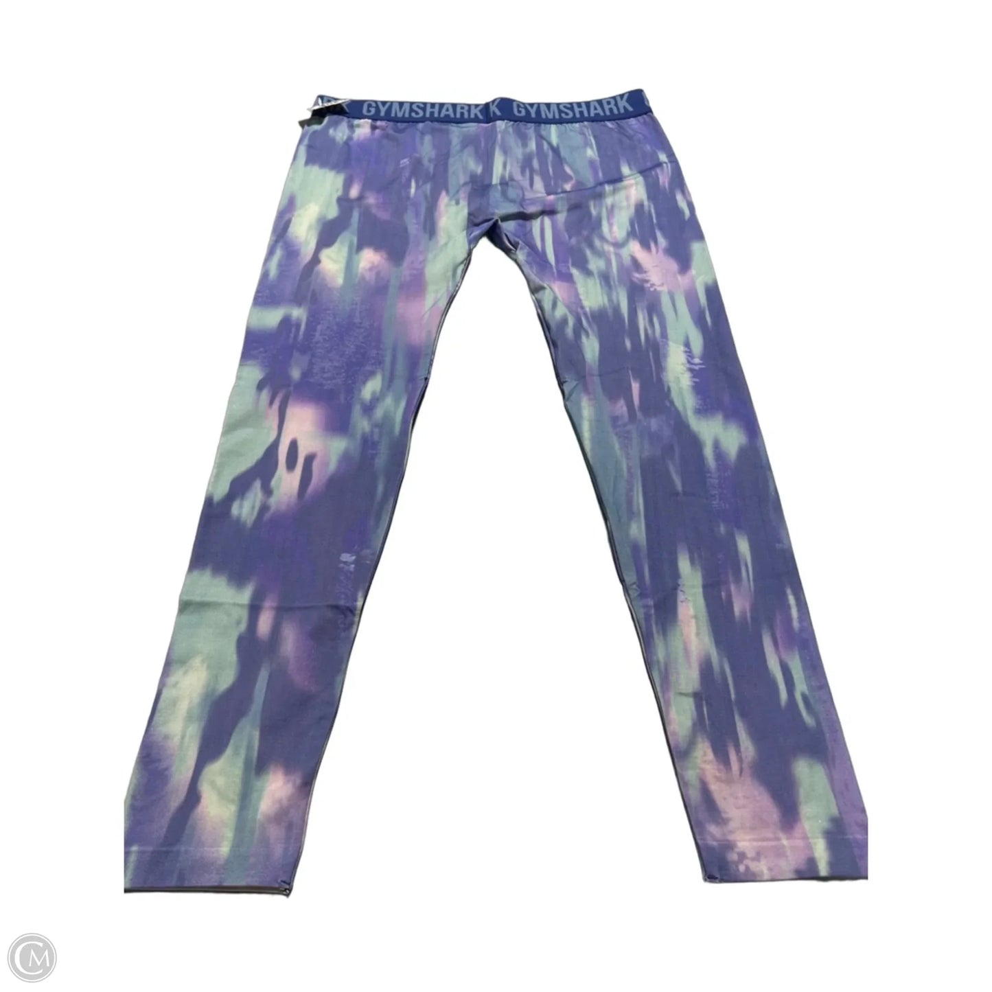 Athletic Leggings By Gym Shark In Blue & Purple, Size: Xl