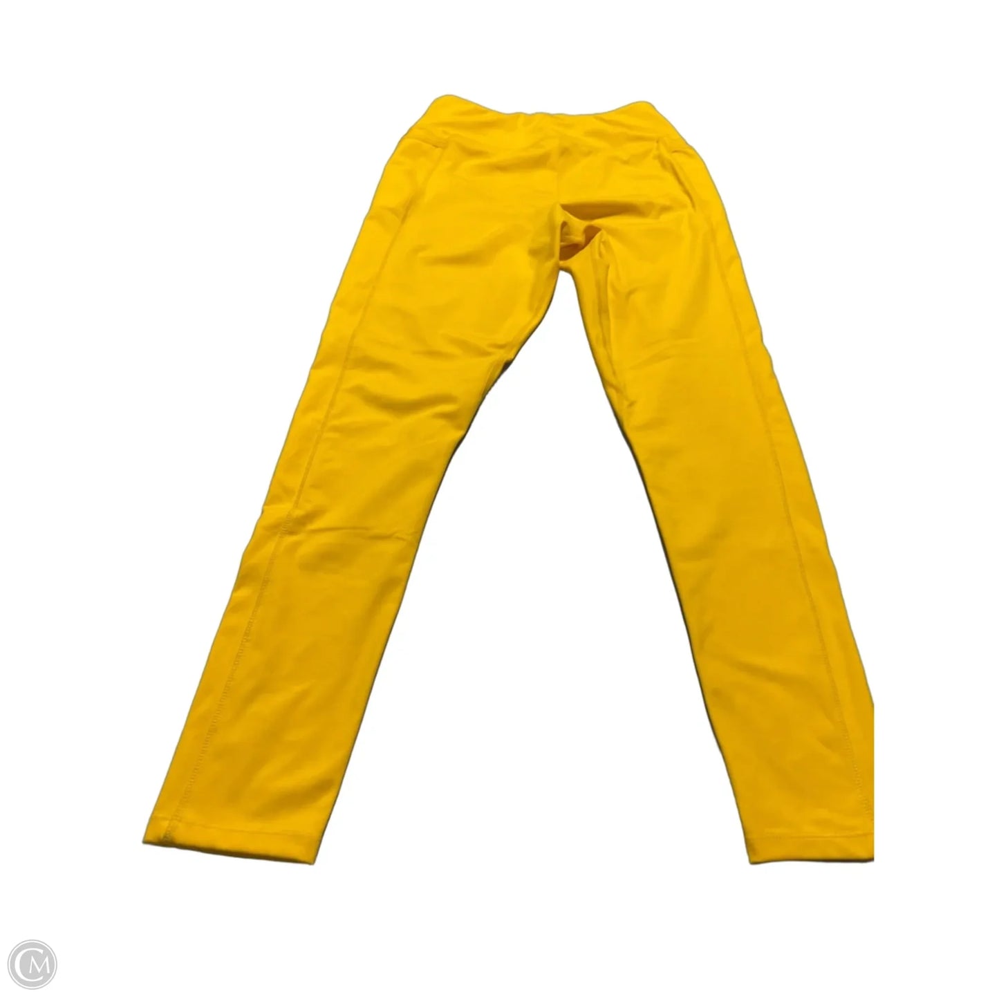 Athletic Leggings By Gym Shark In Yellow, Size: M