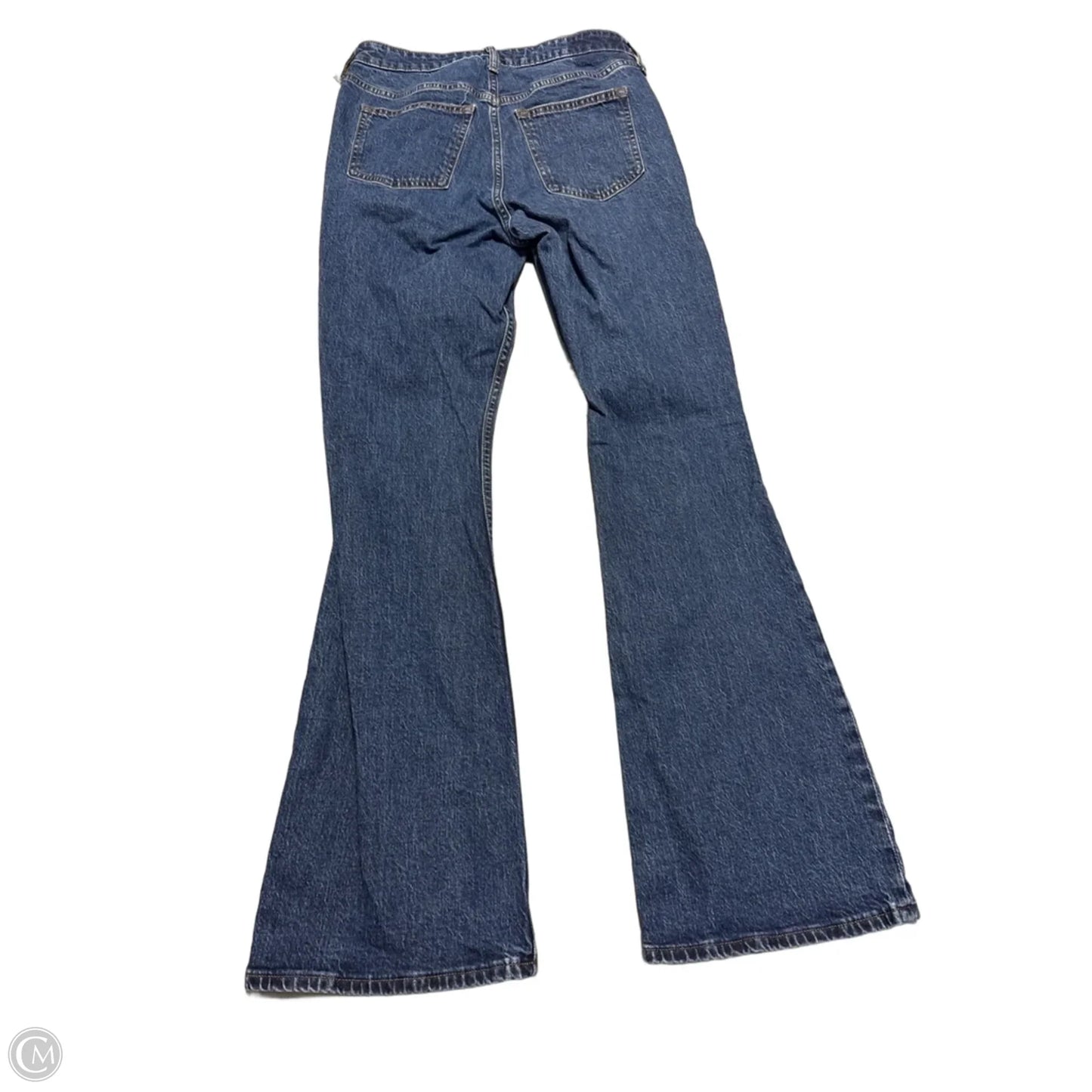 Jeans Boot Cut By Abercrombie And Fitch In Blue Denim, Size: 4