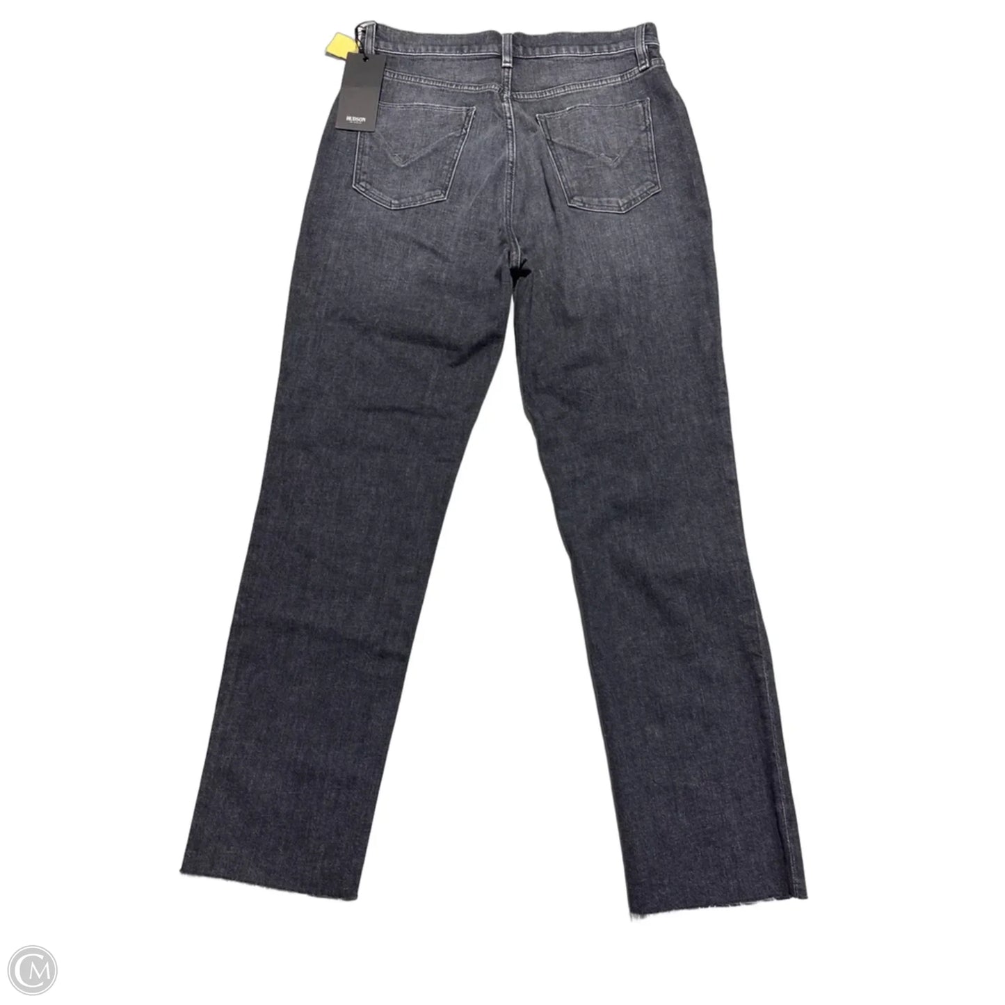 Jeans Straight By Hudson In Black Denim, Size: 10