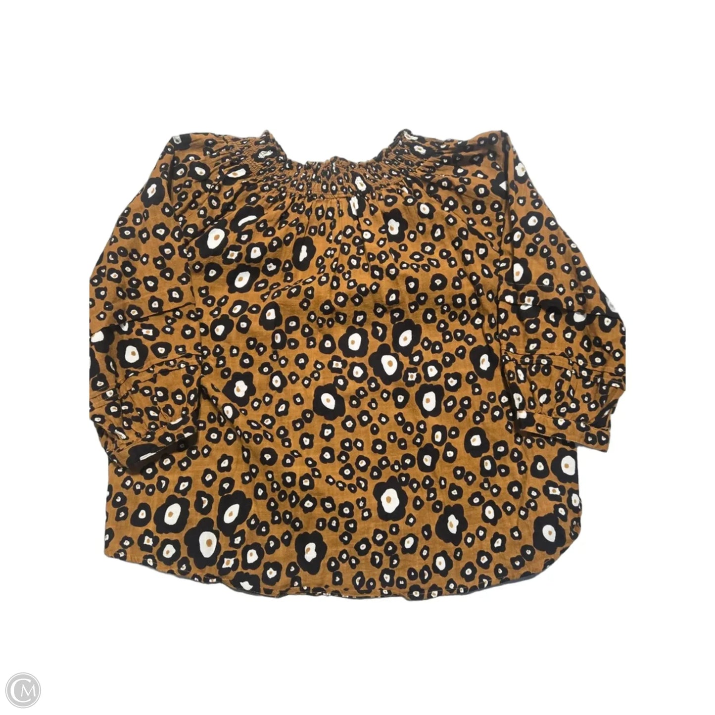 Top 3/4 Sleeve By Ivy Jane In Animal Print, Size: Xs