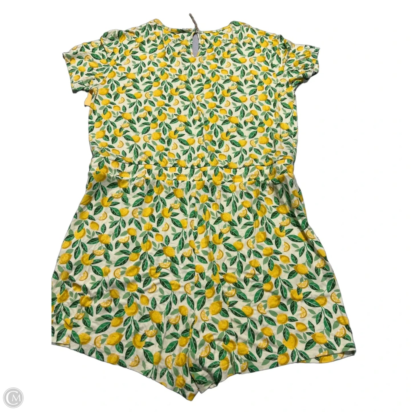 Romper By Cmc In Green & Yellow, Size: Xl