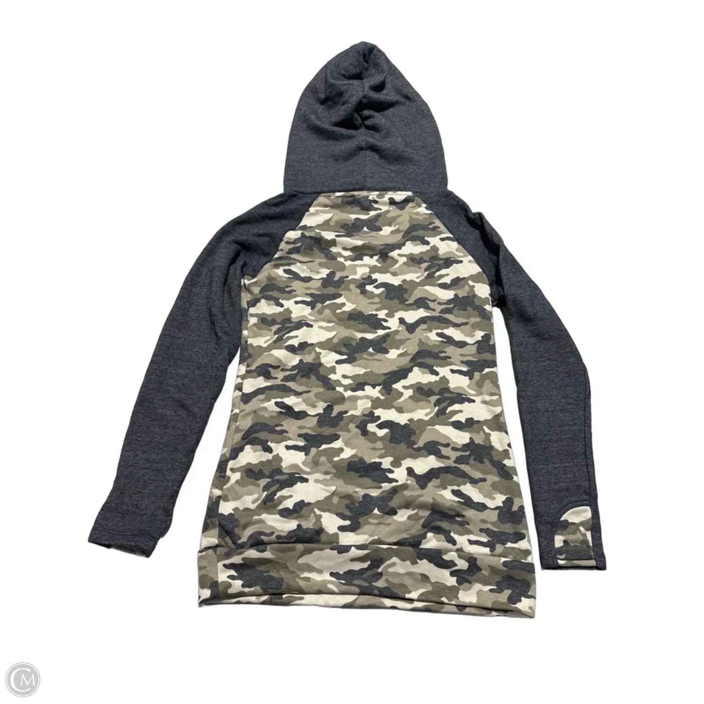 Top Long Sleeve By Cmc In Camouflage Print, Size: S