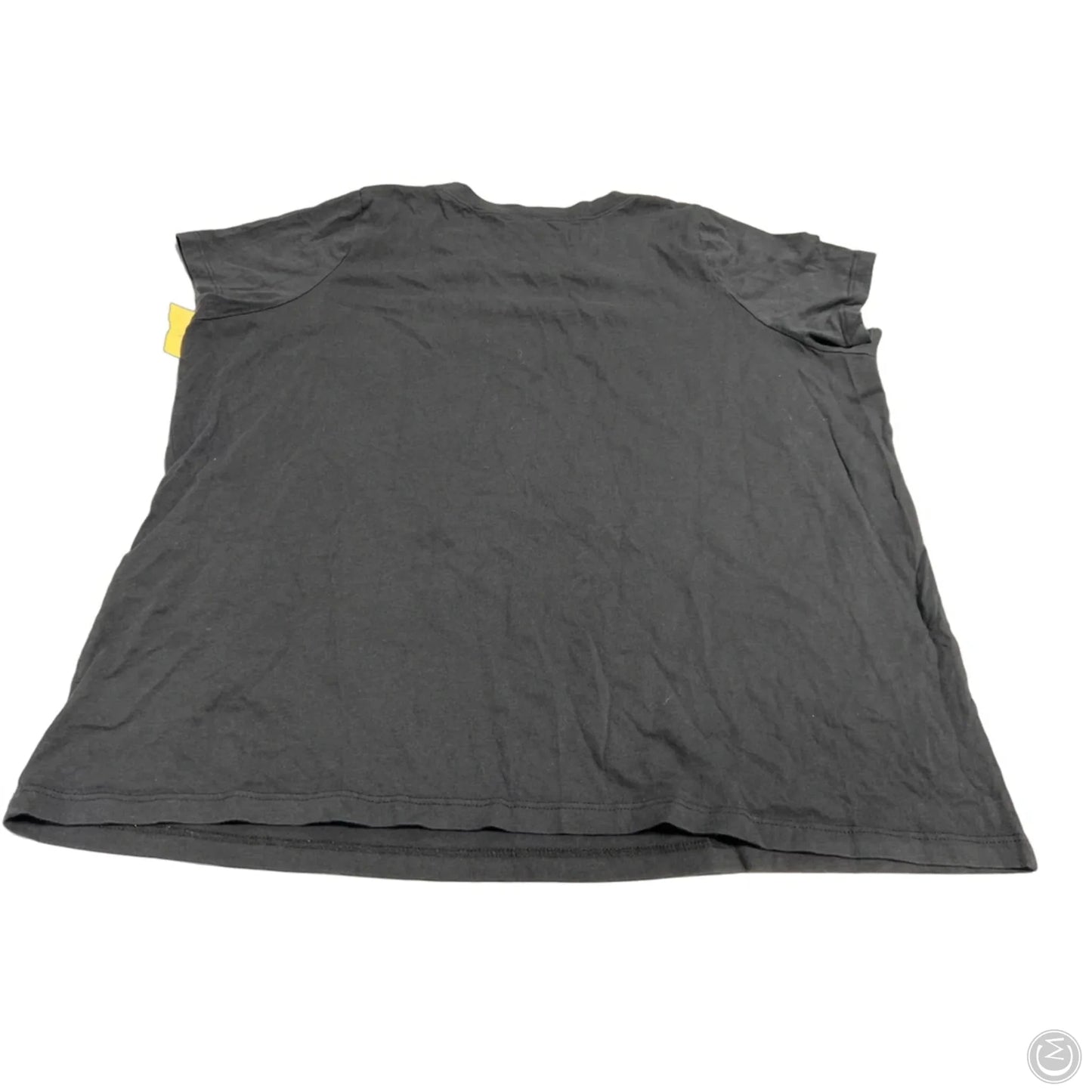 Top Short Sleeve By Cmc In Grey, Size: 1x