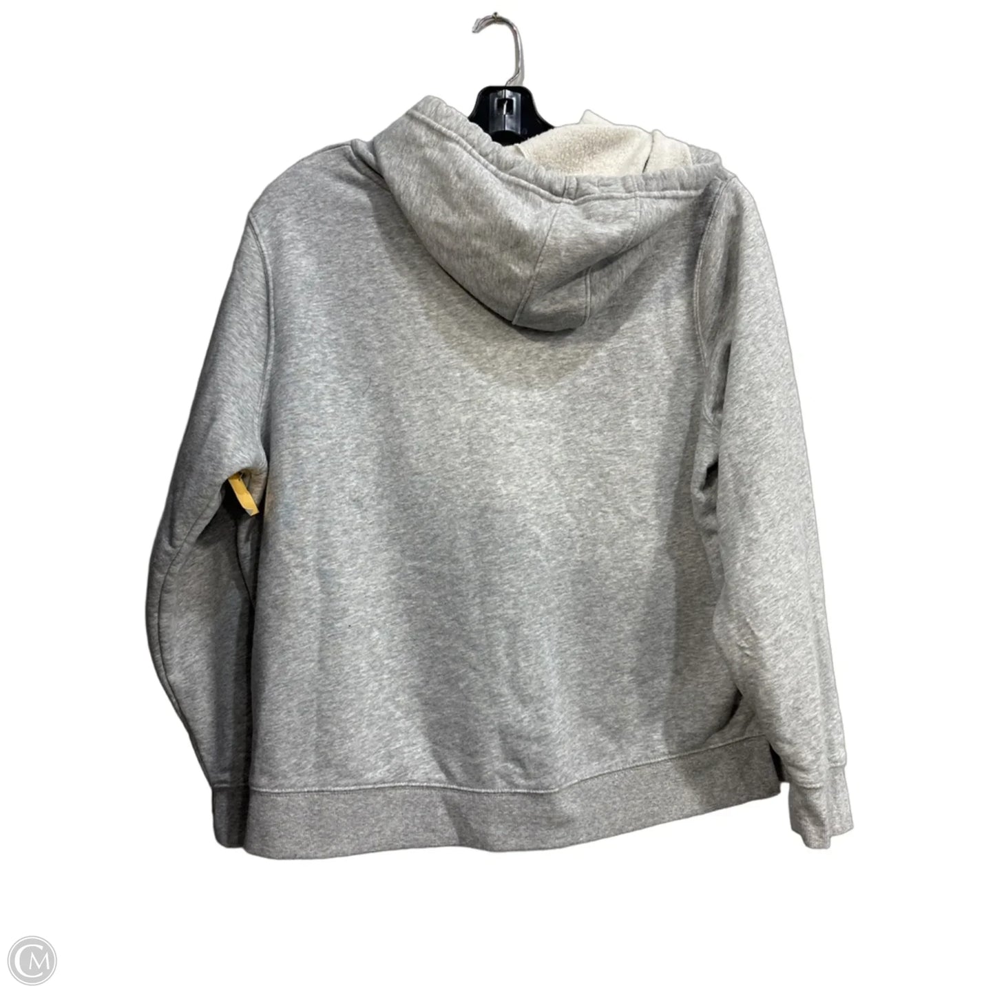Sweatshirt Hoodie By Tek Gear In Grey, Size: 1x