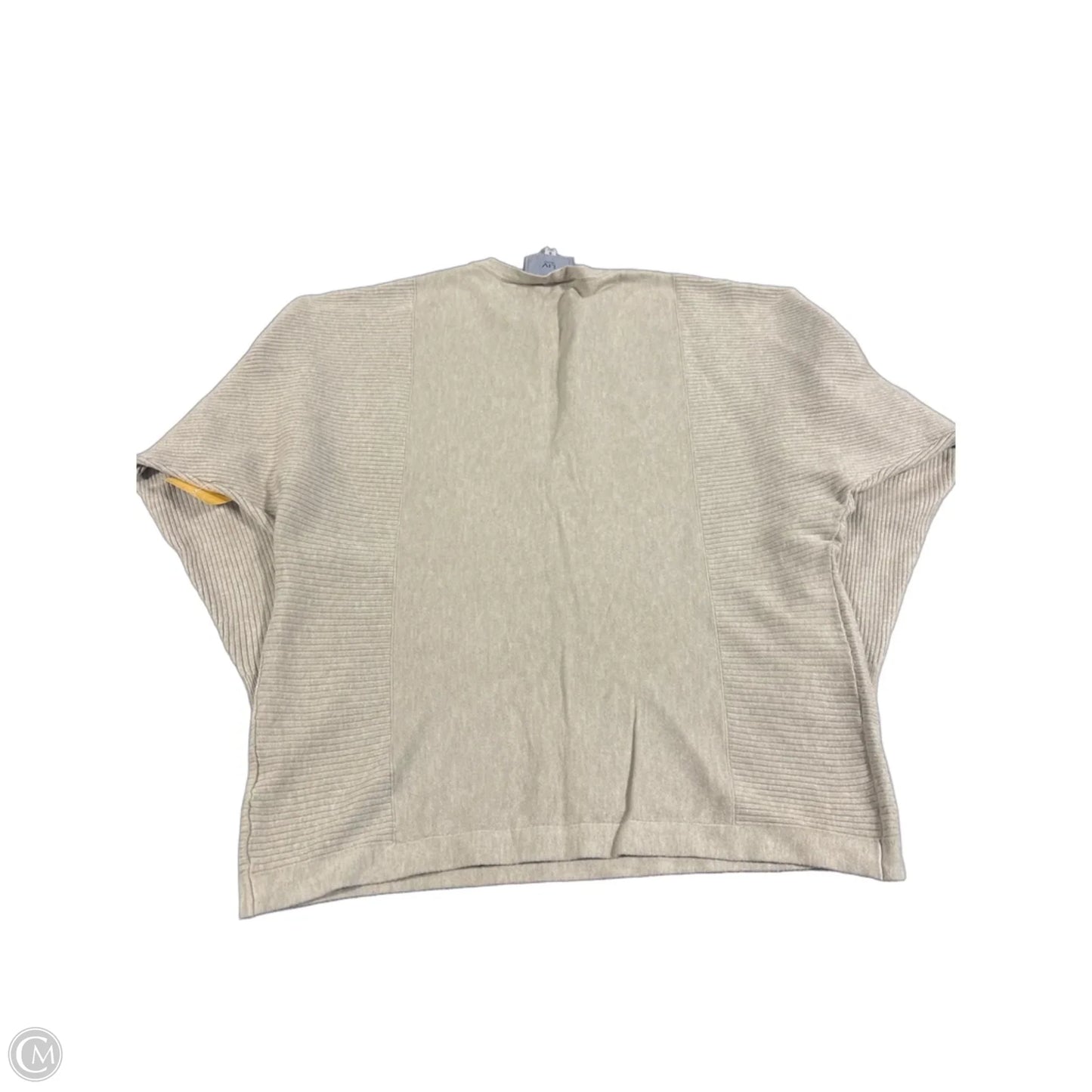 Top Long Sleeve By Milano In Tan, Size: S