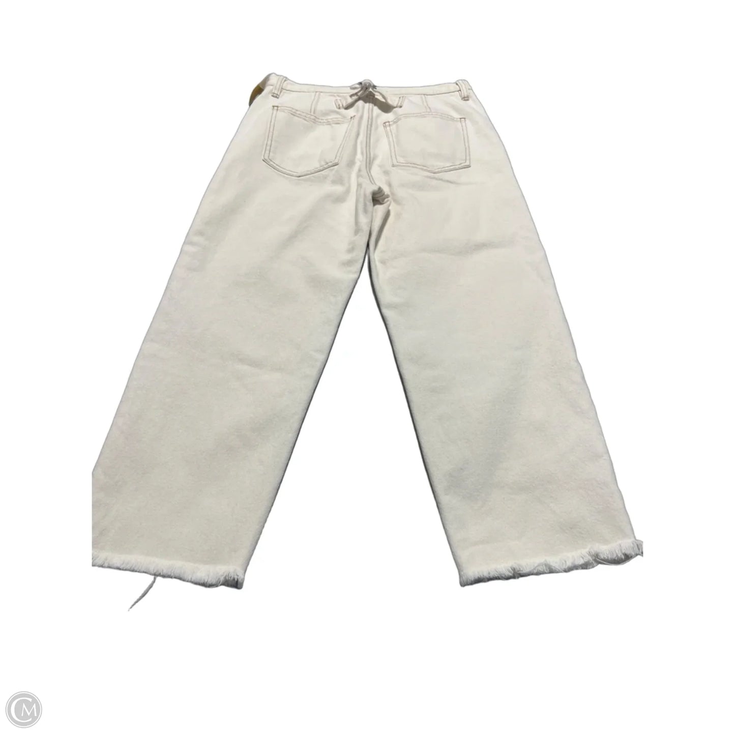 Jeans Straight By Free People In Cream, Size: 2