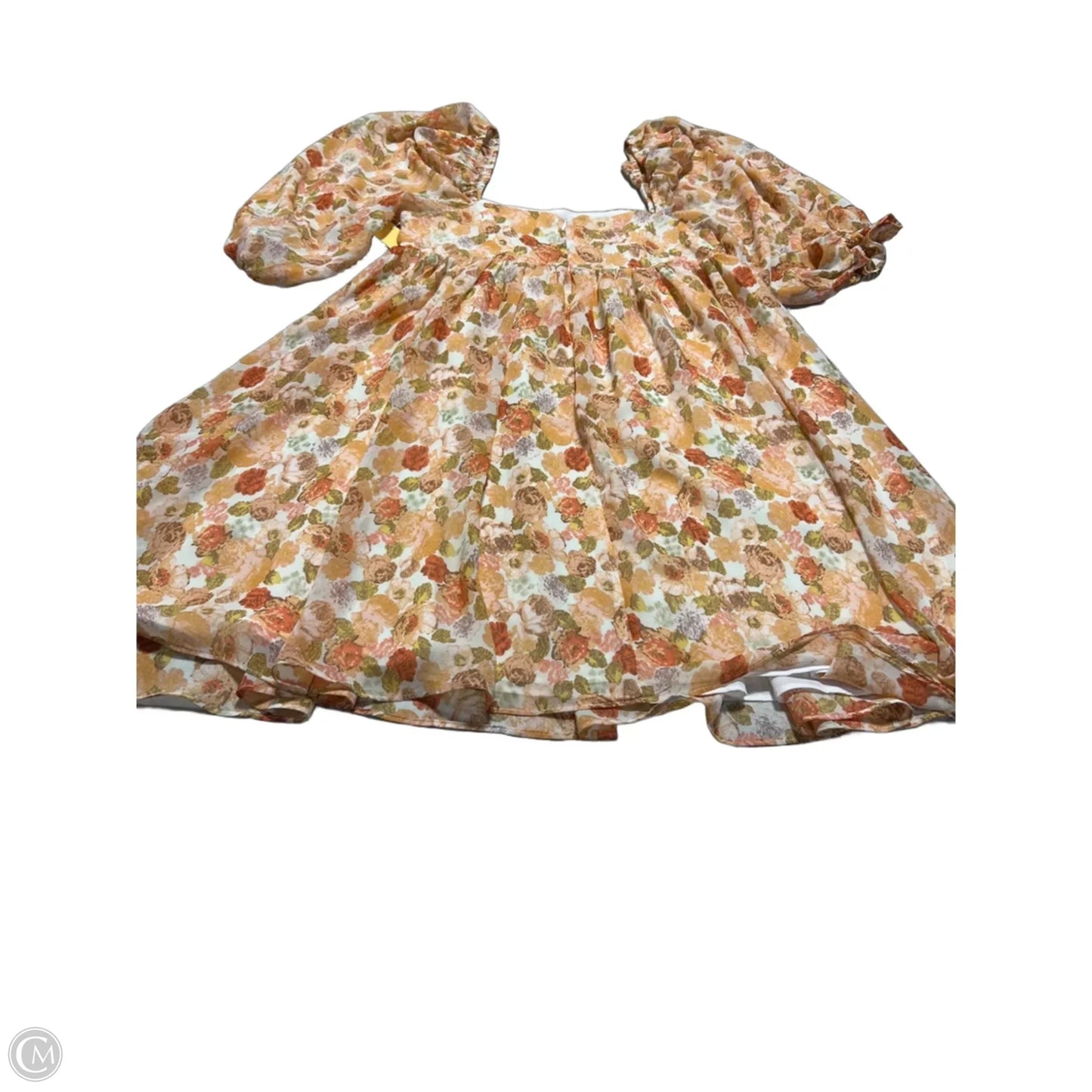 Dress Casual Short By Storia In Orange, Size: S
