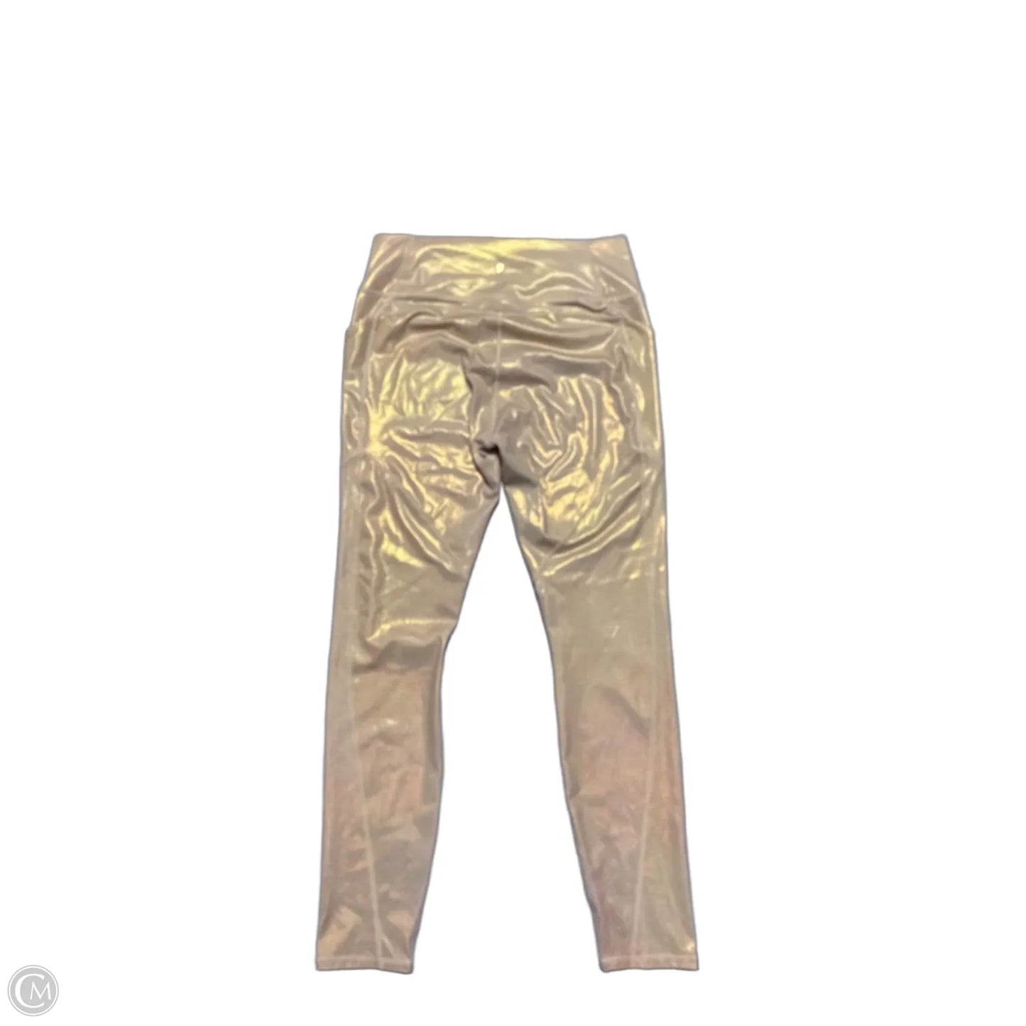Athletic Leggings By Fabletics In Gold, Size: Xl