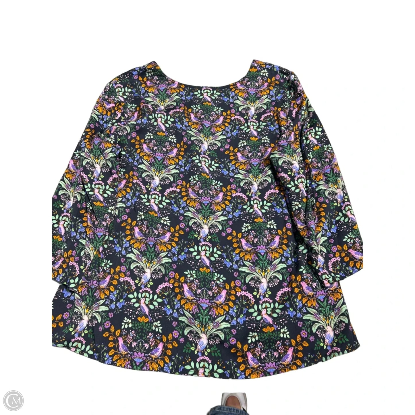 Top 3/4 Sleeve By J. Jill In Navy, Size: Xl