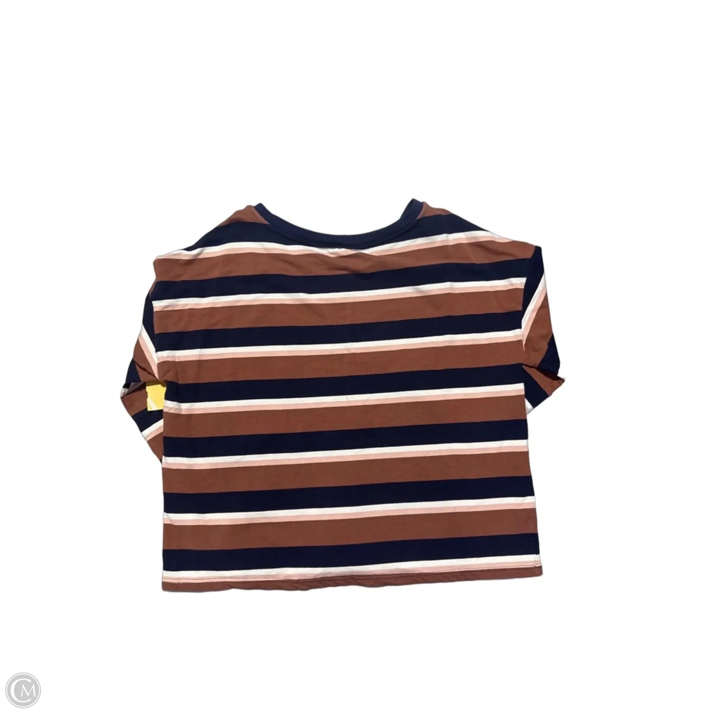 Top 3/4 Sleeve By Listicle In Striped Pattern, Size: L