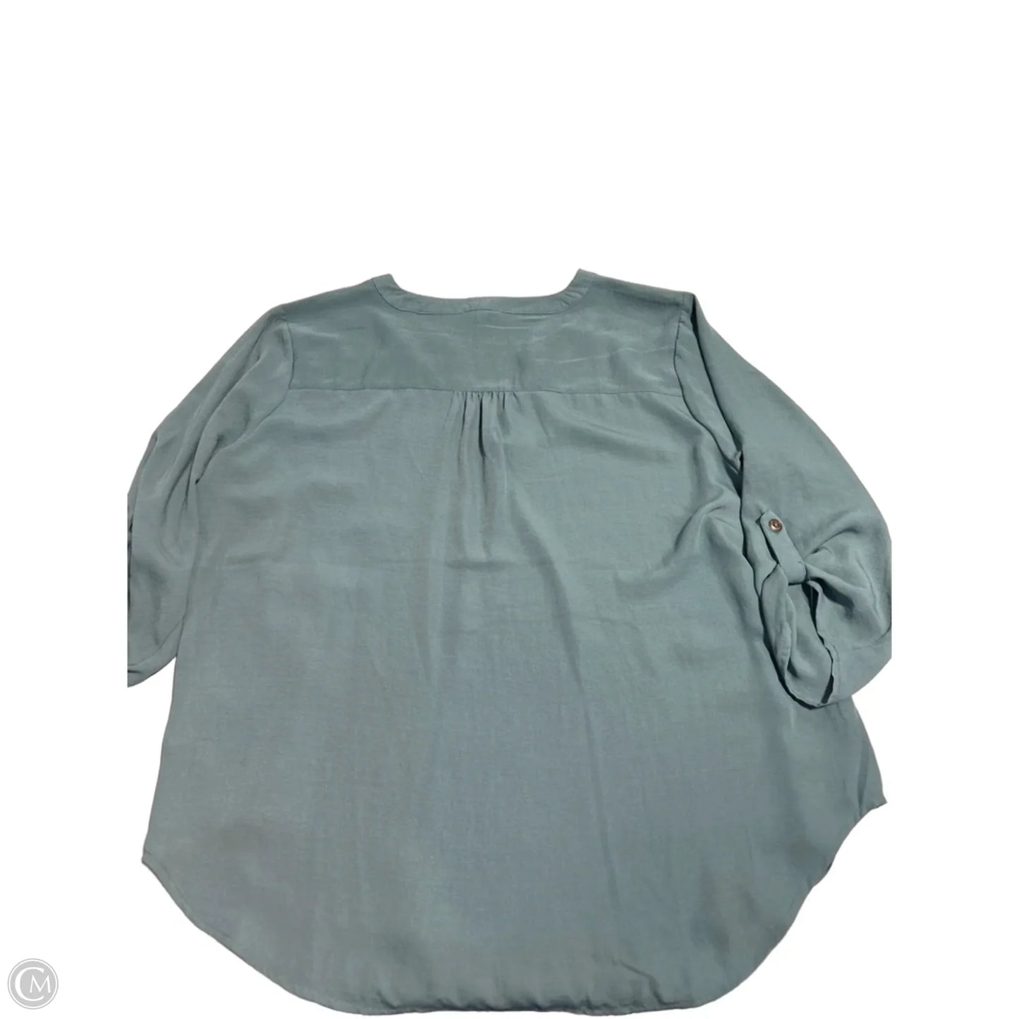 Top 3/4 Sleeve By Maurices In Blue, Size: Xxl