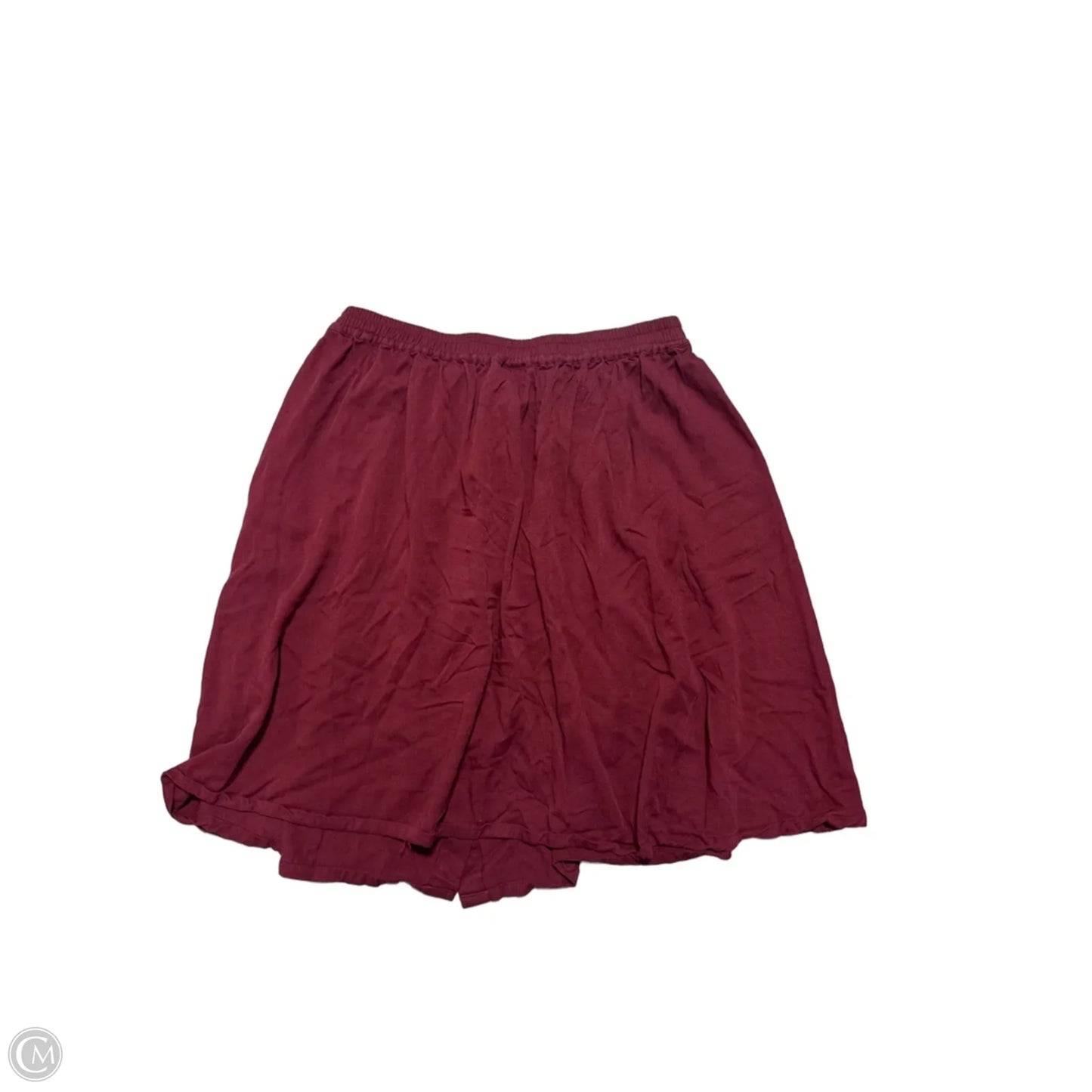 Skirt Midi By Modcloth In Maroon, Size: L