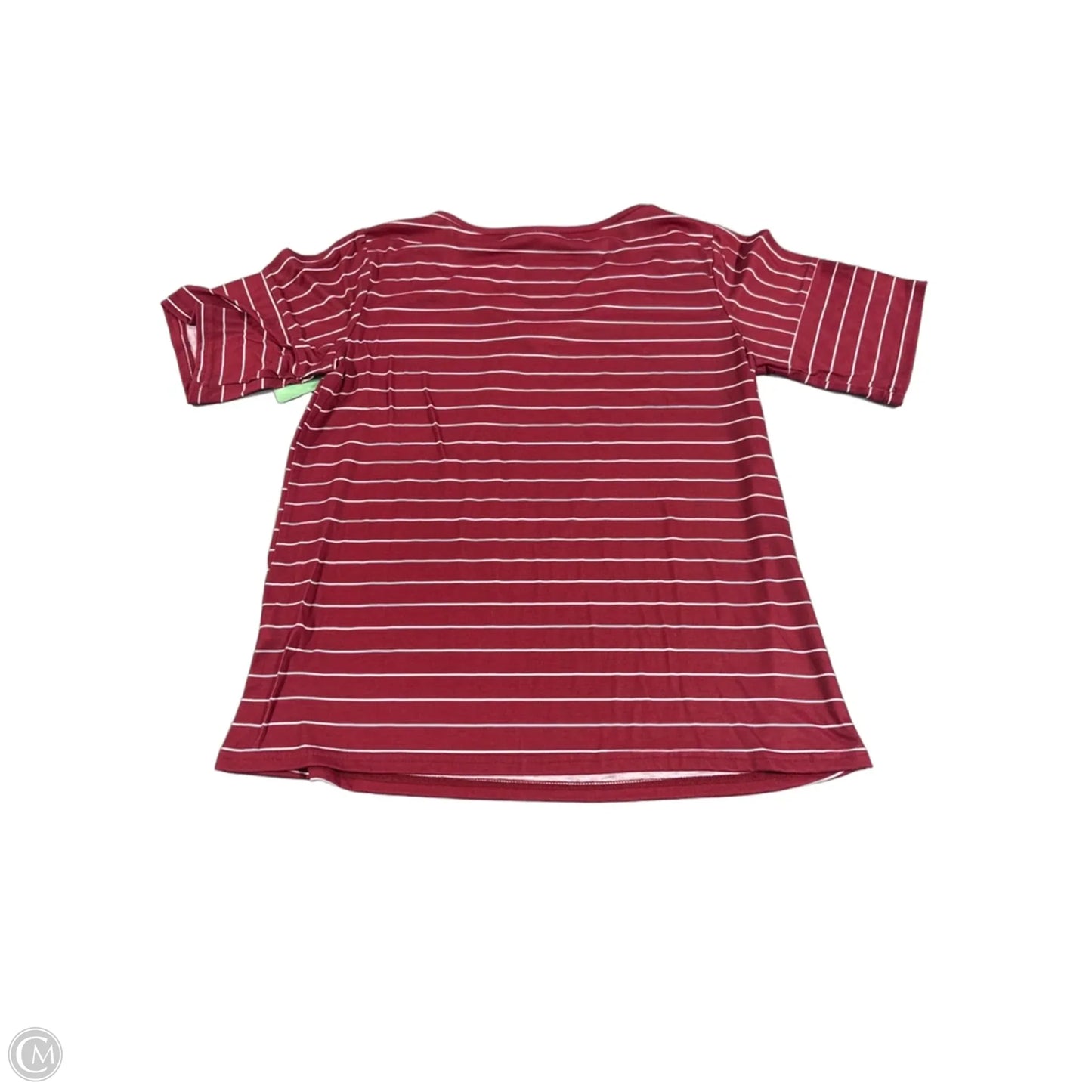 Top Short Sleeve By Cmc In Red, Size: M