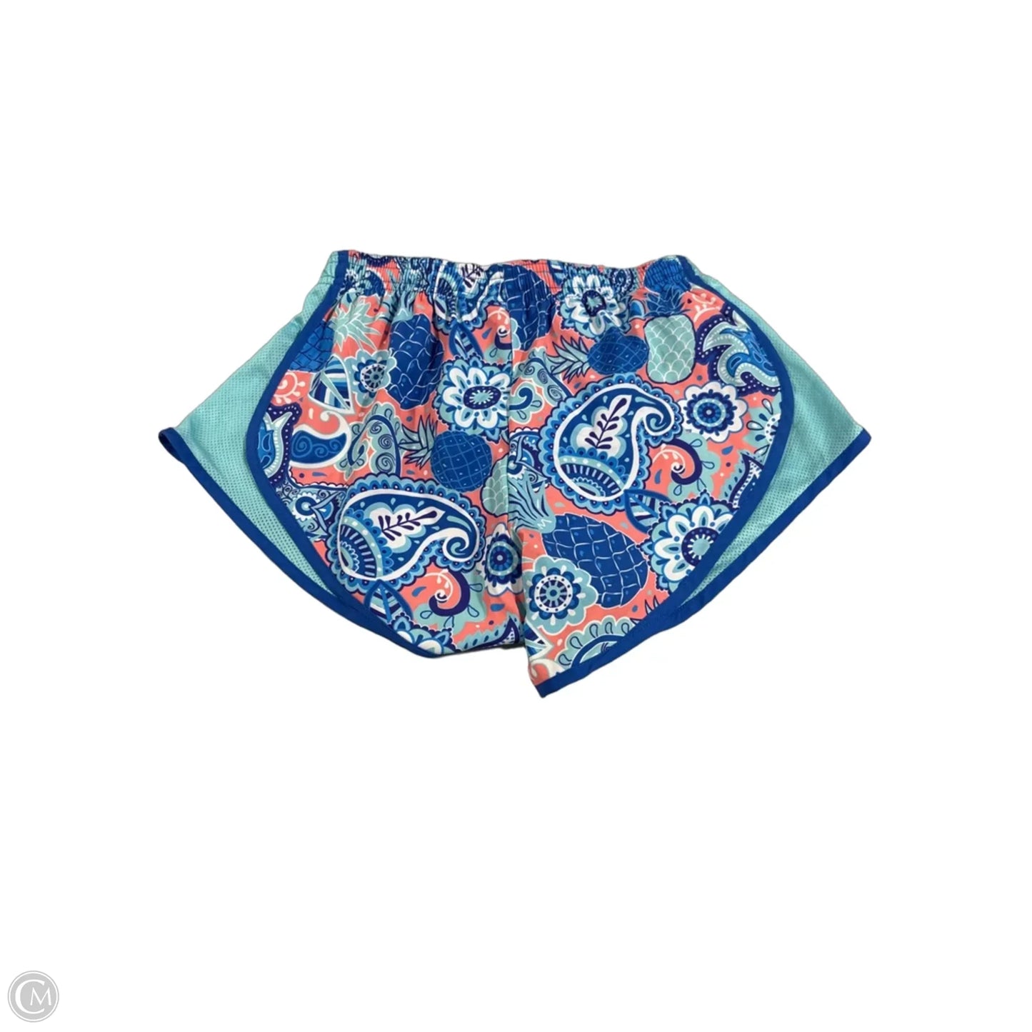Athletic Shorts By Simply Southern In Blue & Pink, Size: S