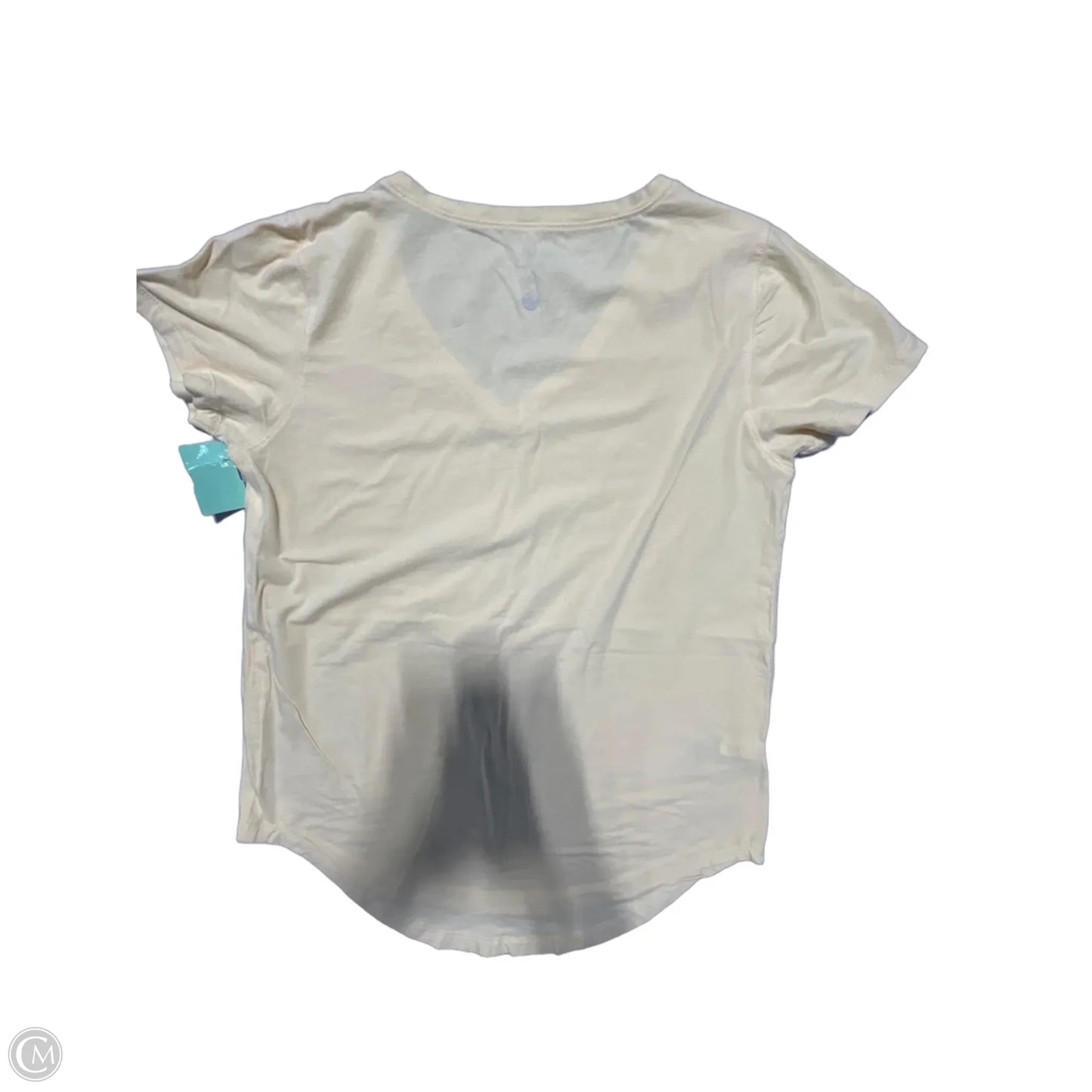 Top Short Sleeve Basic By Eddie Bauer In Yellow, Size: S