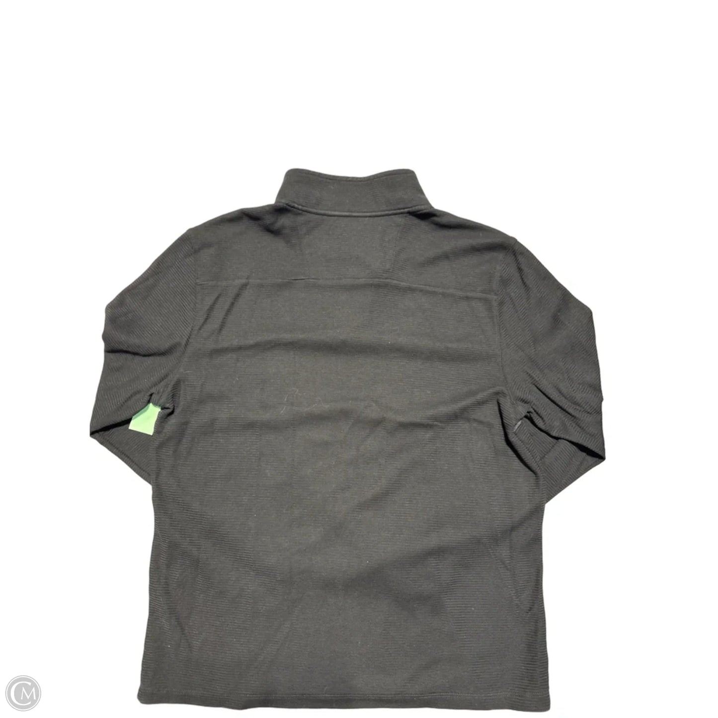 Top Long Sleeve By Calvin Klein In Black, Size: L