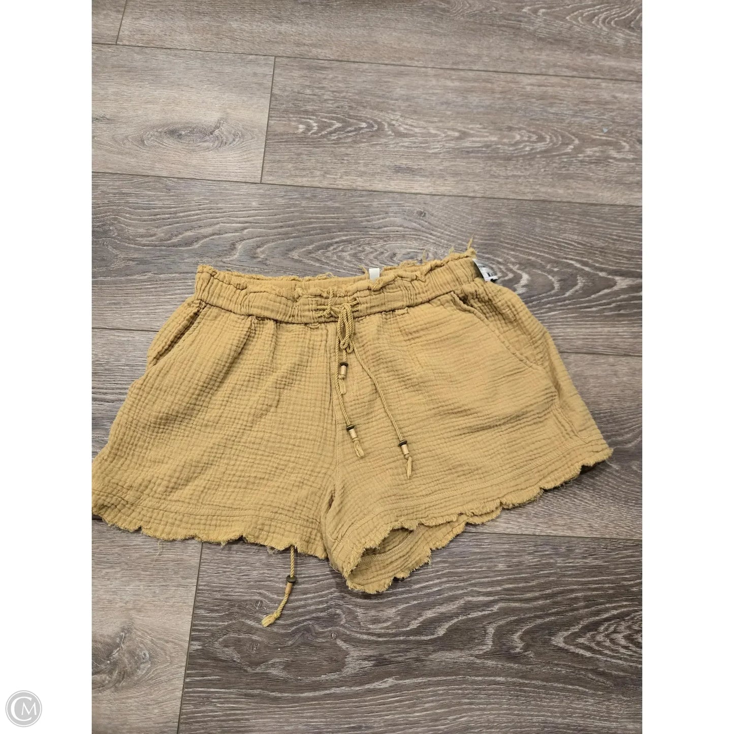 Shorts By Indigo Rein In Yellow, Size: L