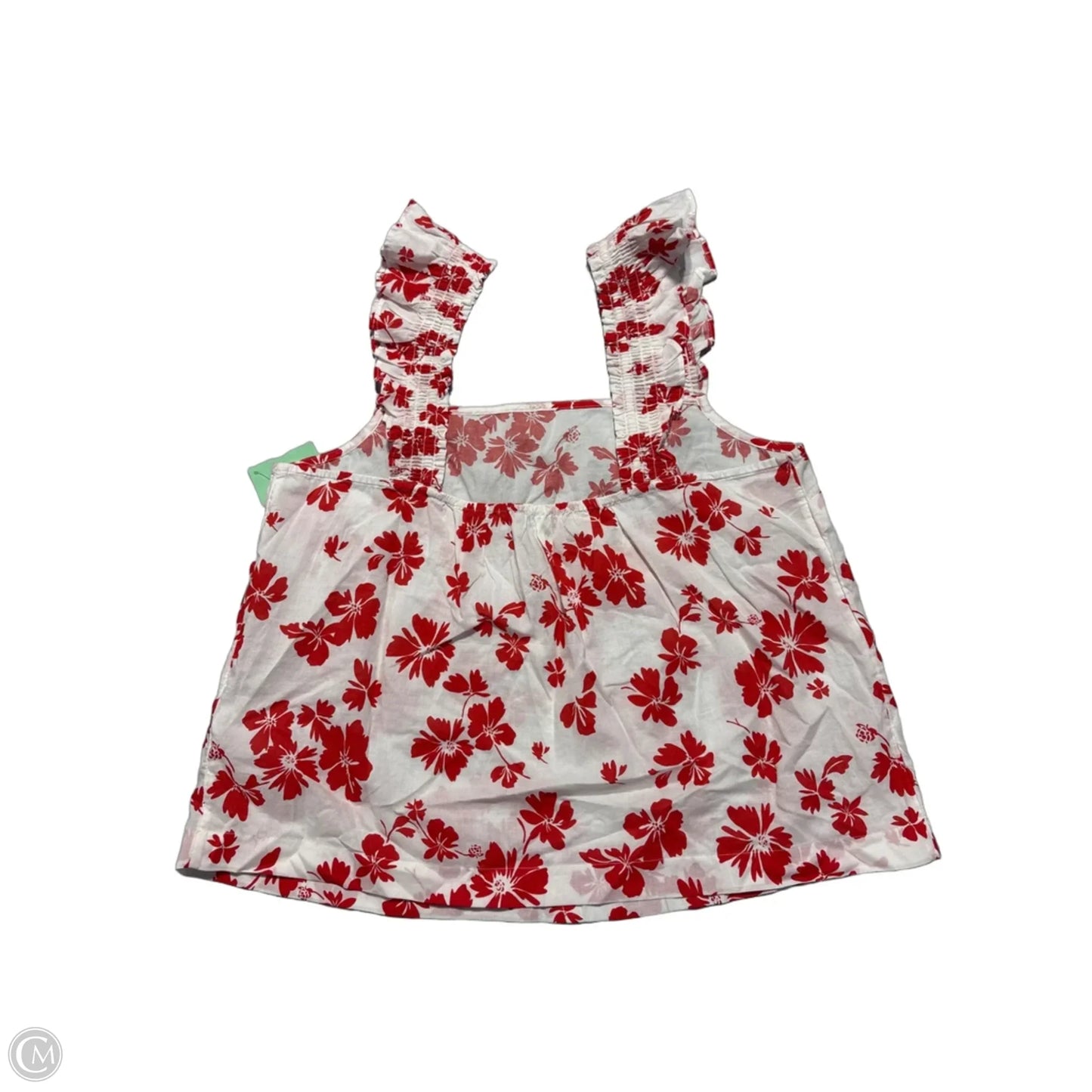 Tank Top By J. Crew In Red & White, Size: S