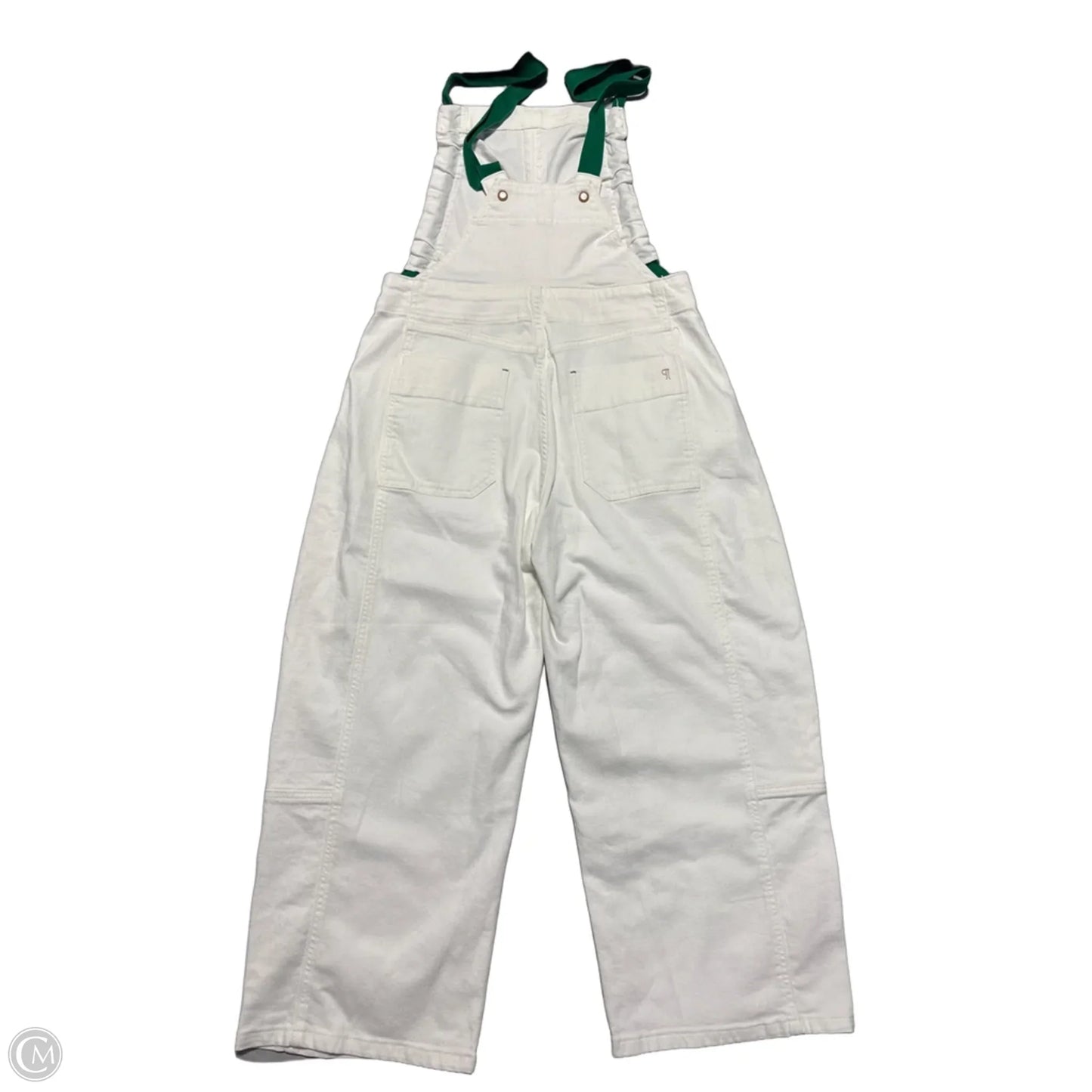 Overalls By Pilcro In Green & White, Size: S