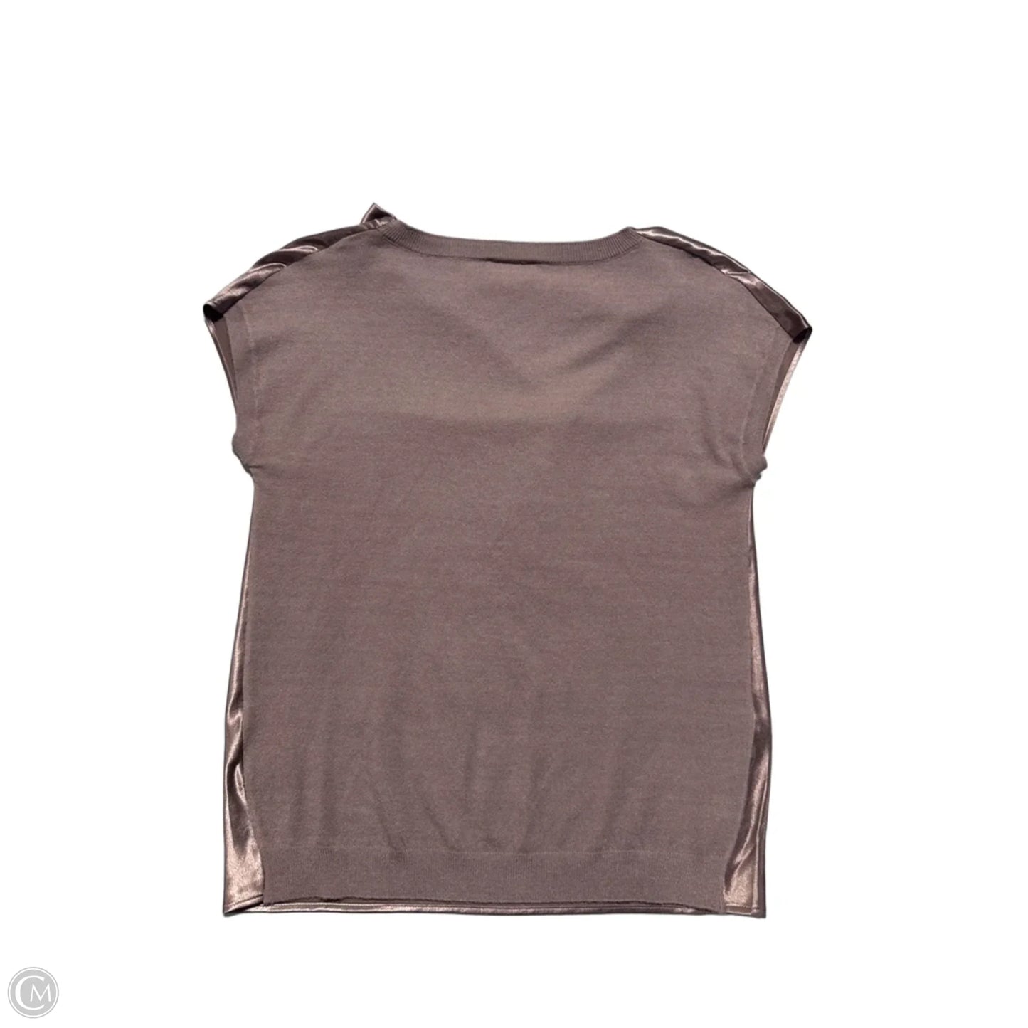 Top Short Sleeve By Current Air In Bronze, Size: S