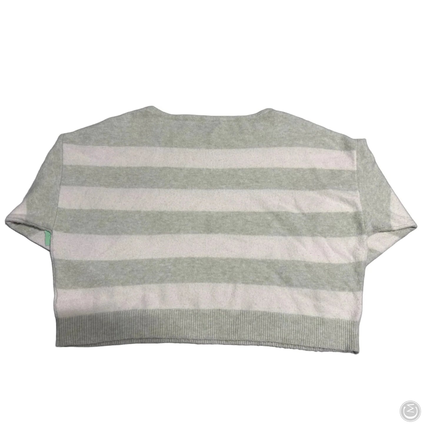 Sweater By American Eagle In Green & White, Size: Xxl