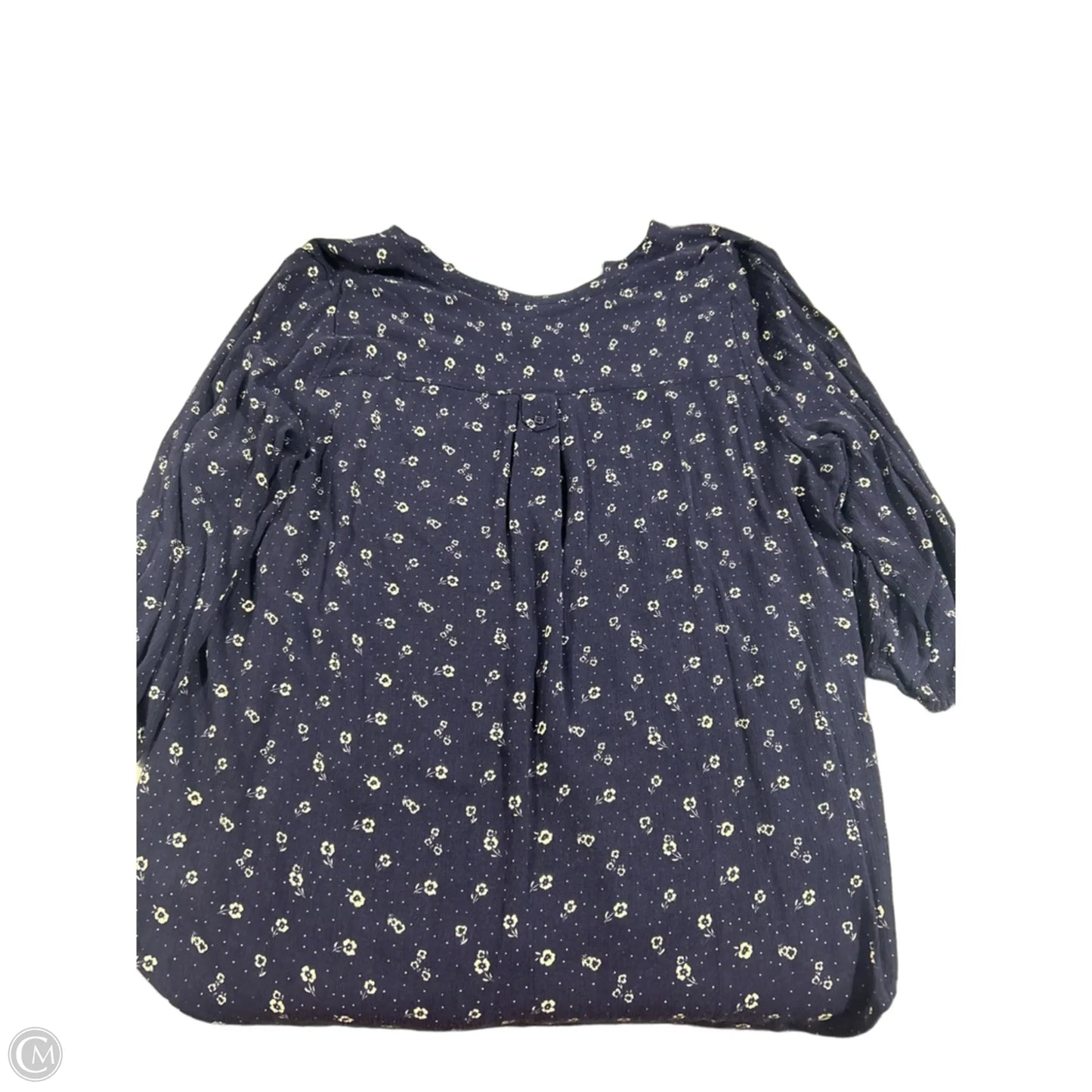 Top 3/4 Sleeve By Market & Spruce In Blue, Size: 3x