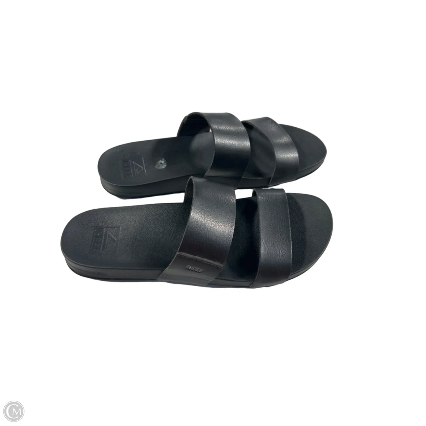 Sandals Flats By Reef In Black, Size: 9