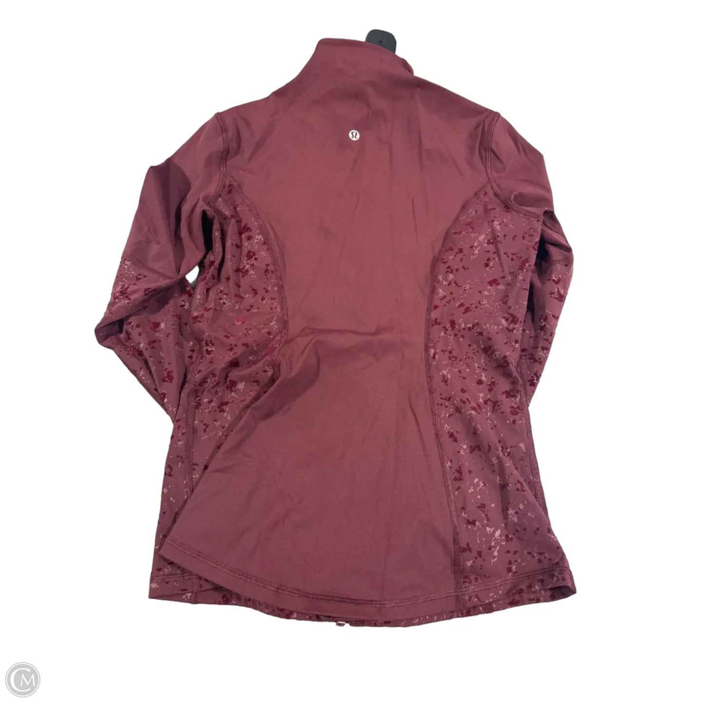 Athletic Jacket By Lululemon In Maroon, Size: 6