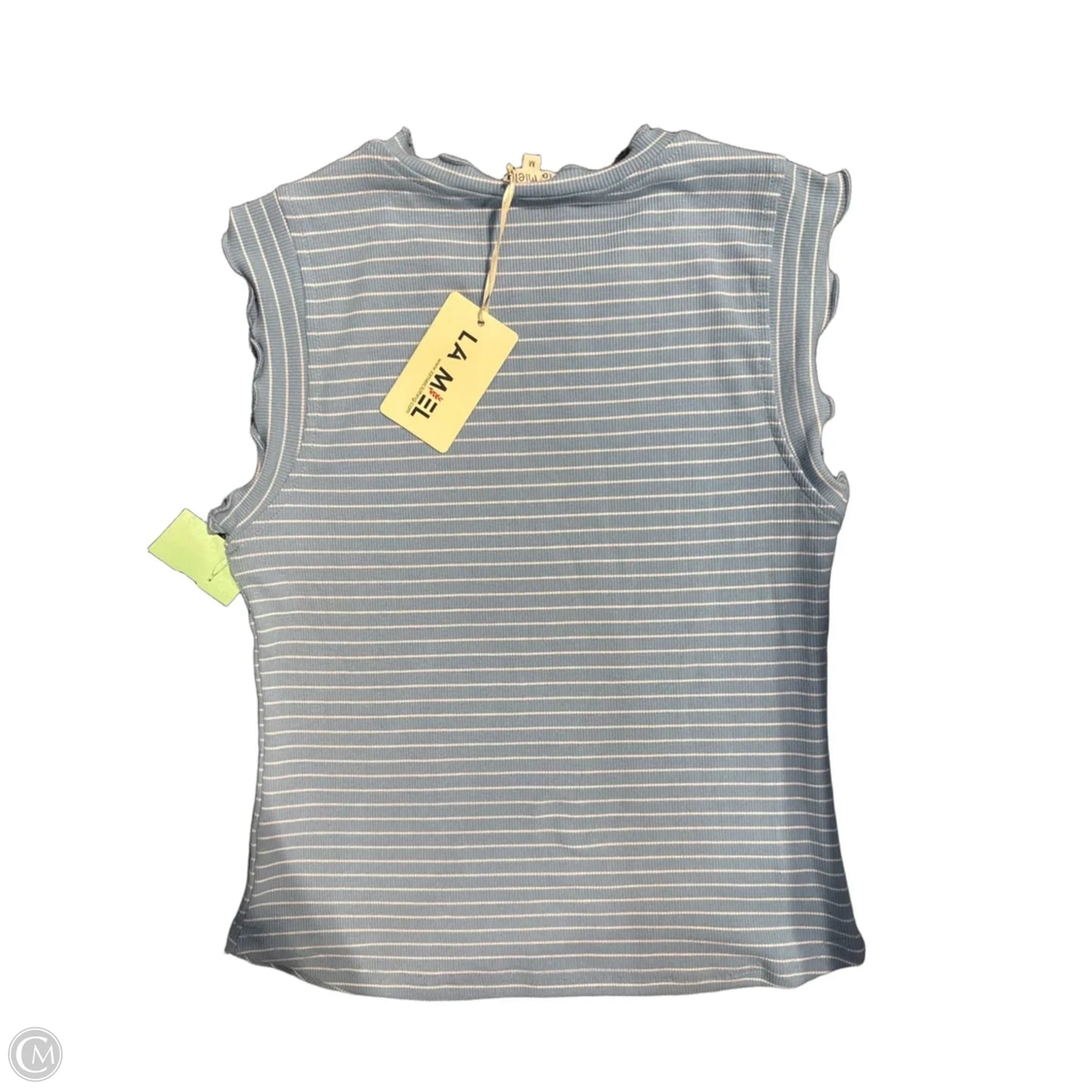 Top Sleeveless By La Miel In Blue, Size: M