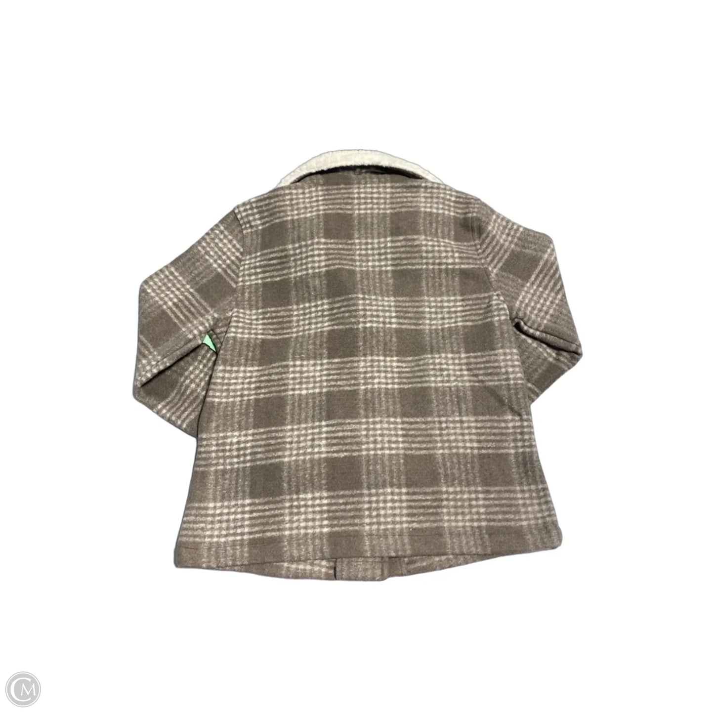Top Long Sleeve By Maurices In Brown & Cream, Size: S