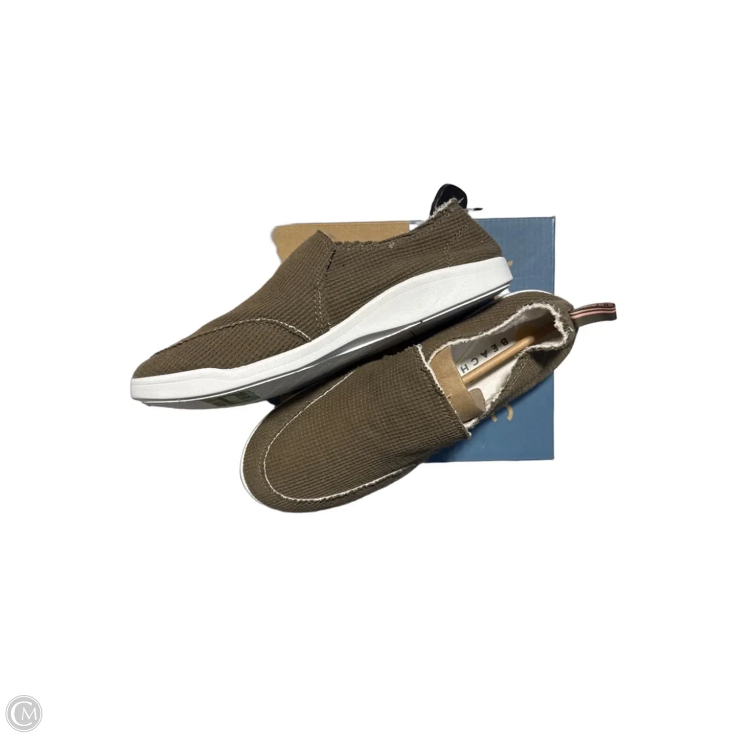 Shoes Flats By Vionic In Green, Size: 10