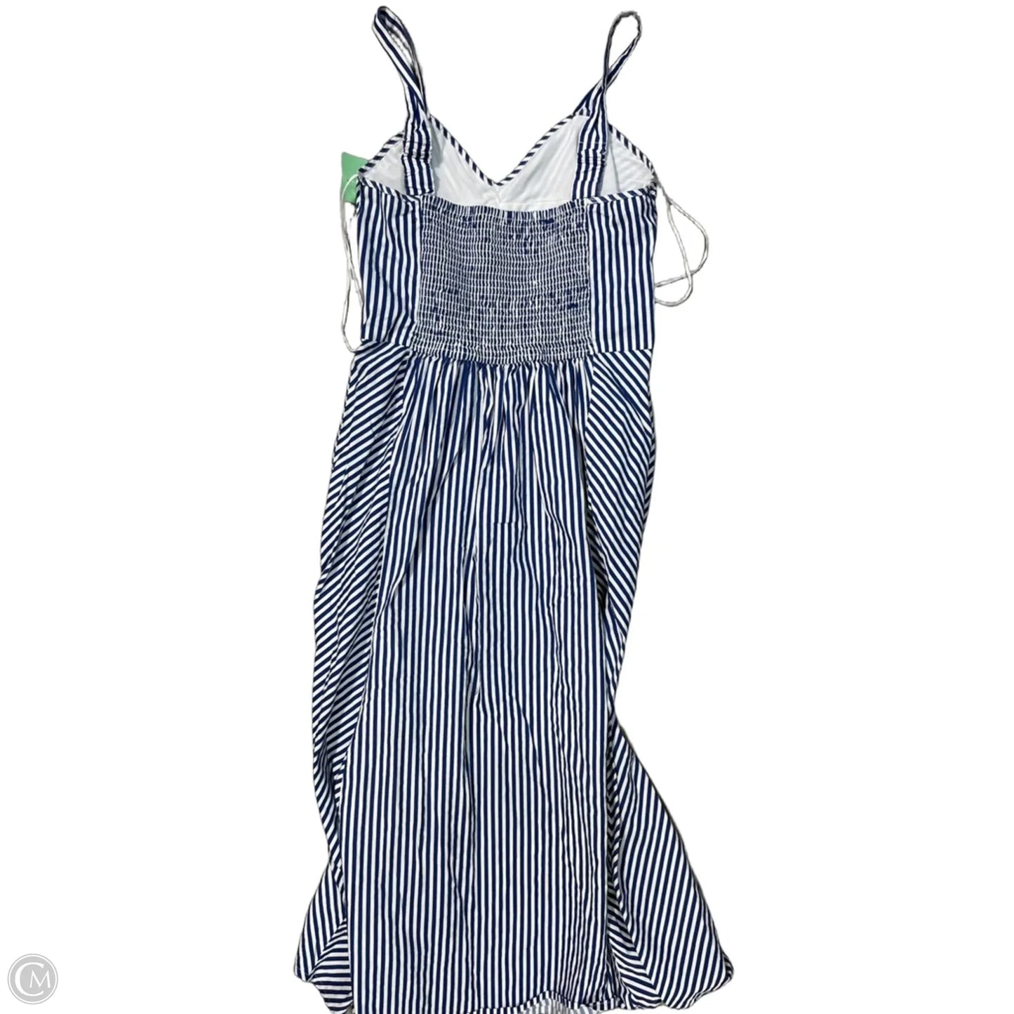 Dress Casual Maxi By Jessica Simpson In Blue & White, Size: Xl