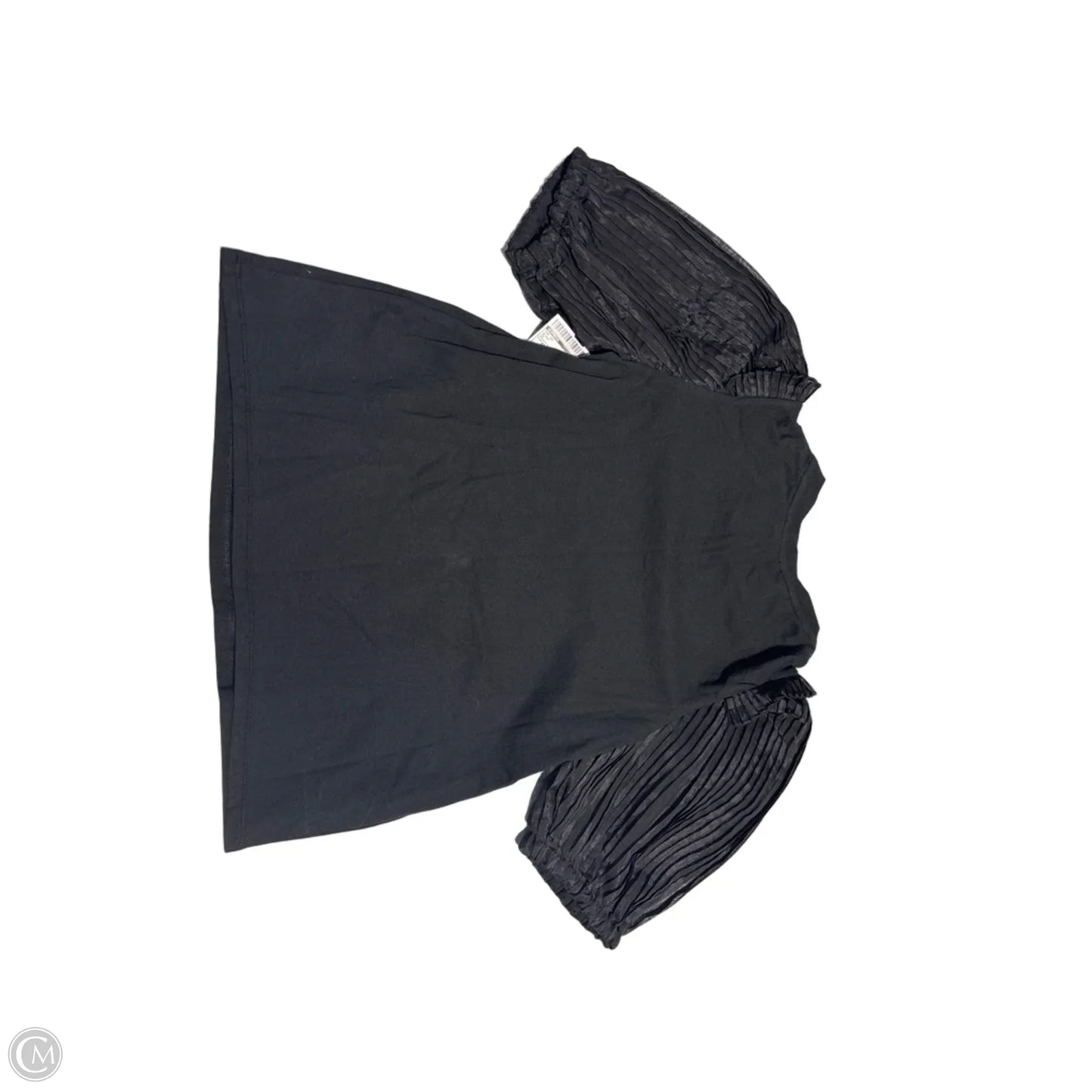Top Short Sleeve By Express In Black, Size: Xs