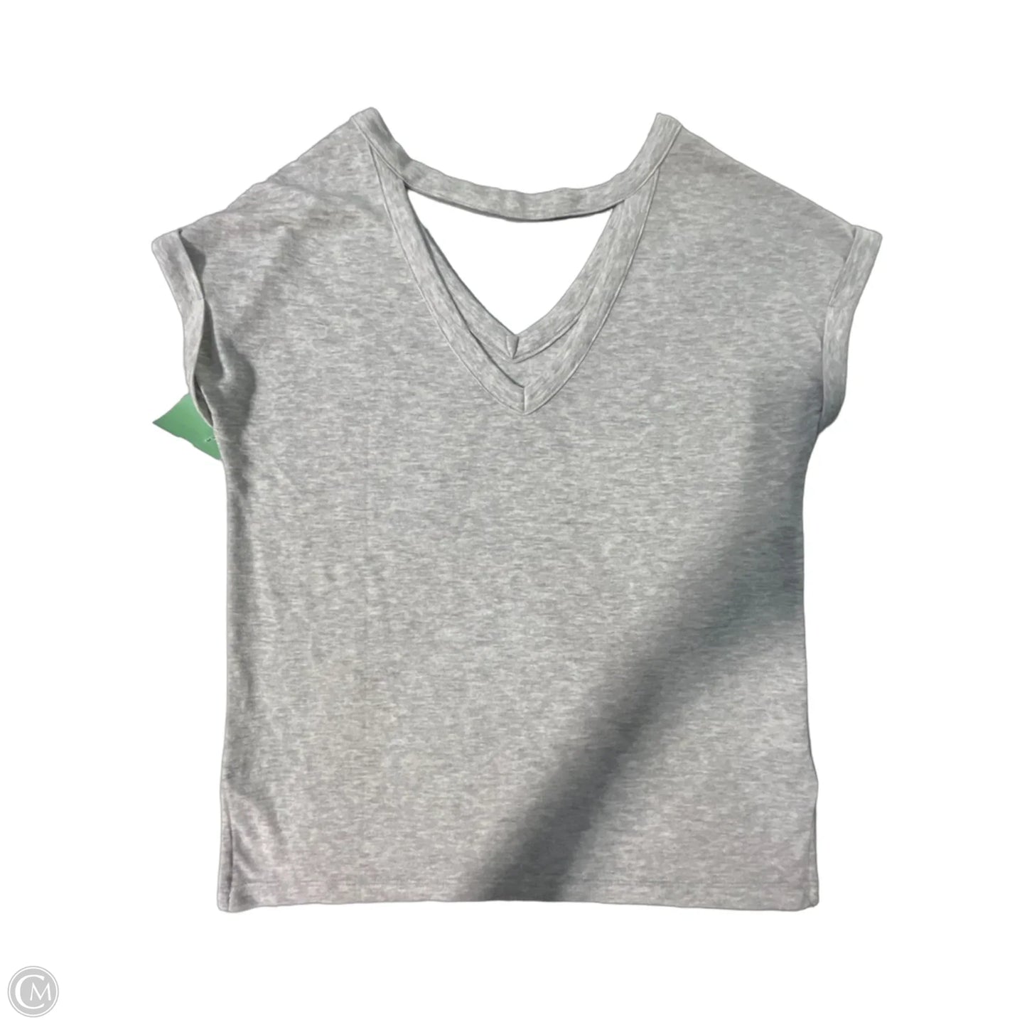 Top Short Sleeve By Loft In Grey, Size: Xs