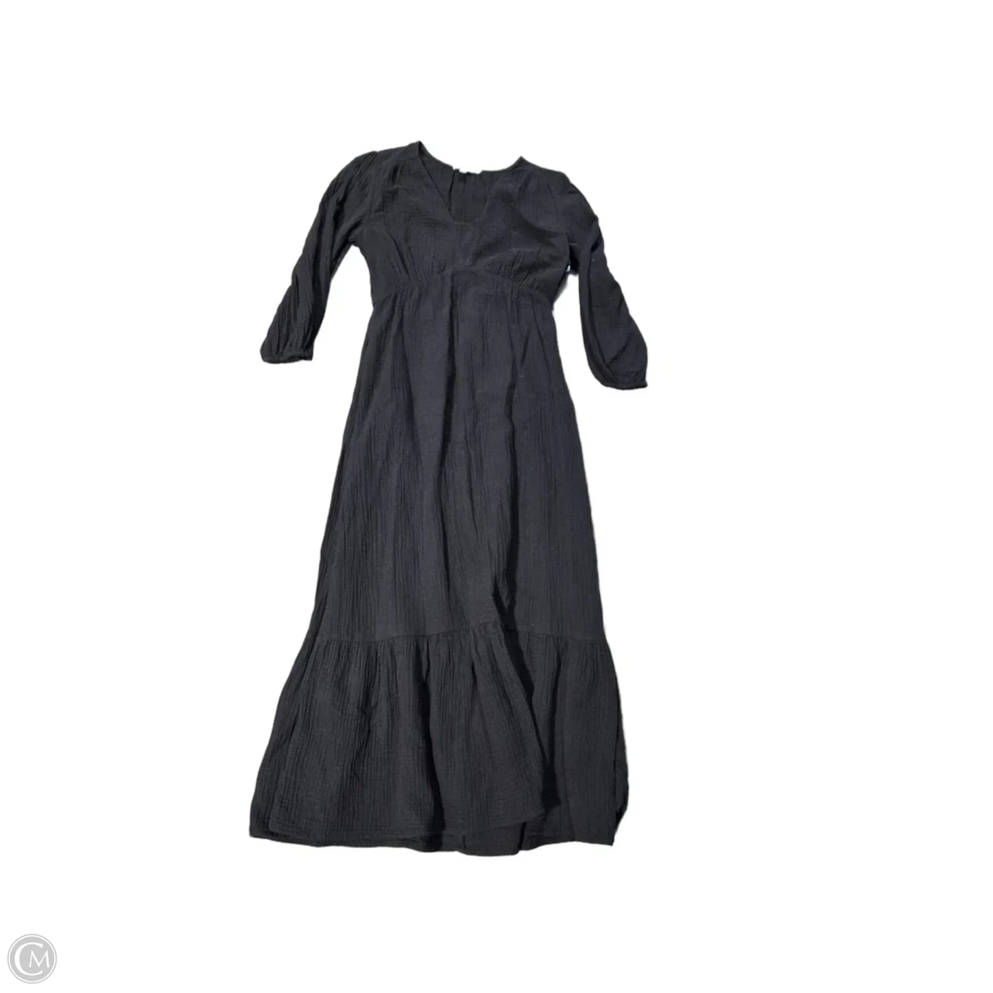 Dress Casual Maxi By Chicos In Black, Size: S