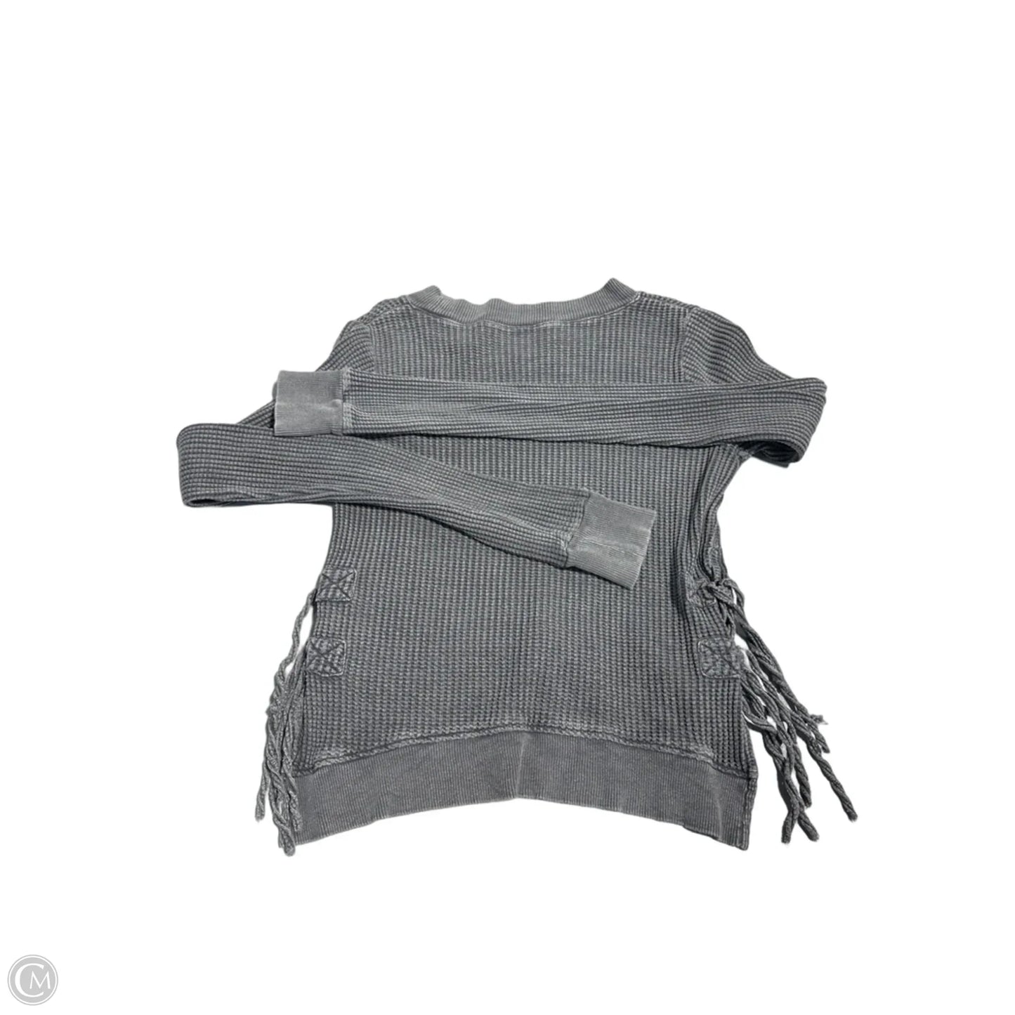 Top Long Sleeve By Free Press In Grey, Size: S