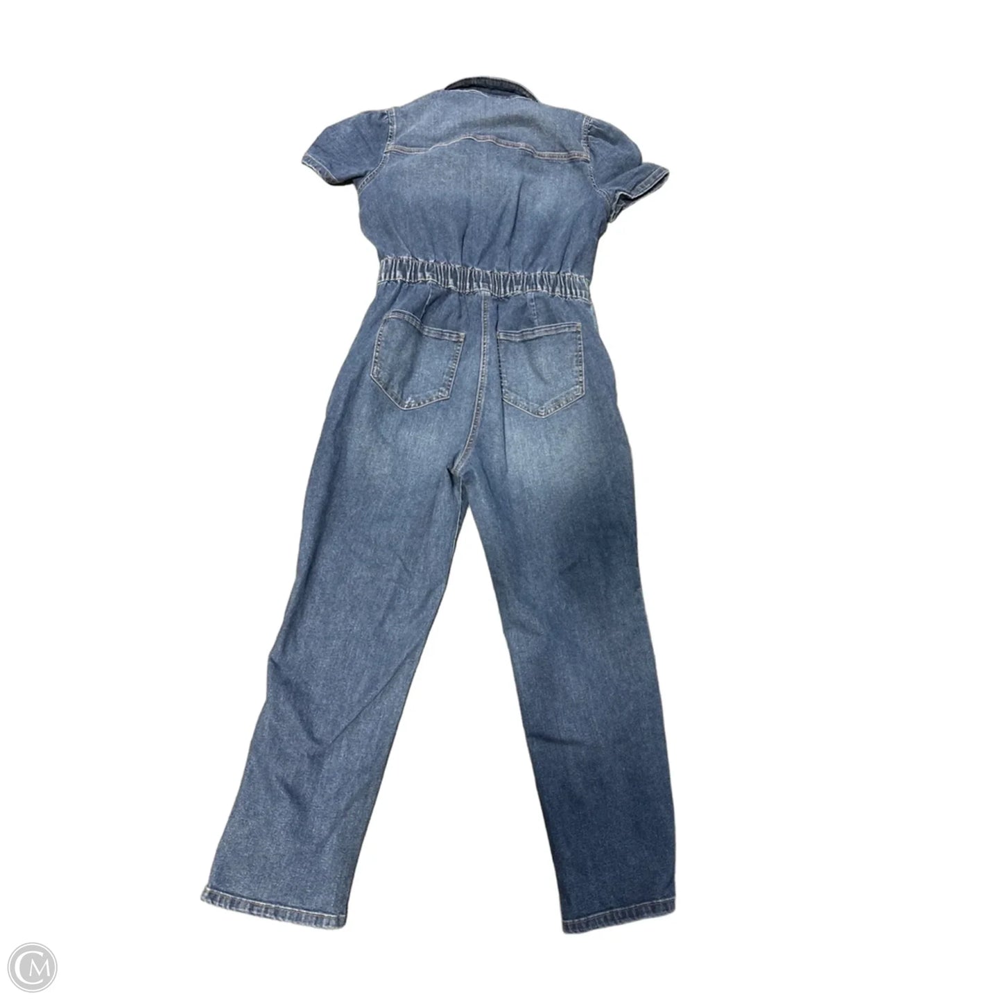 Jumpsuit By Celebrity Pink In Blue Denim, Size: L