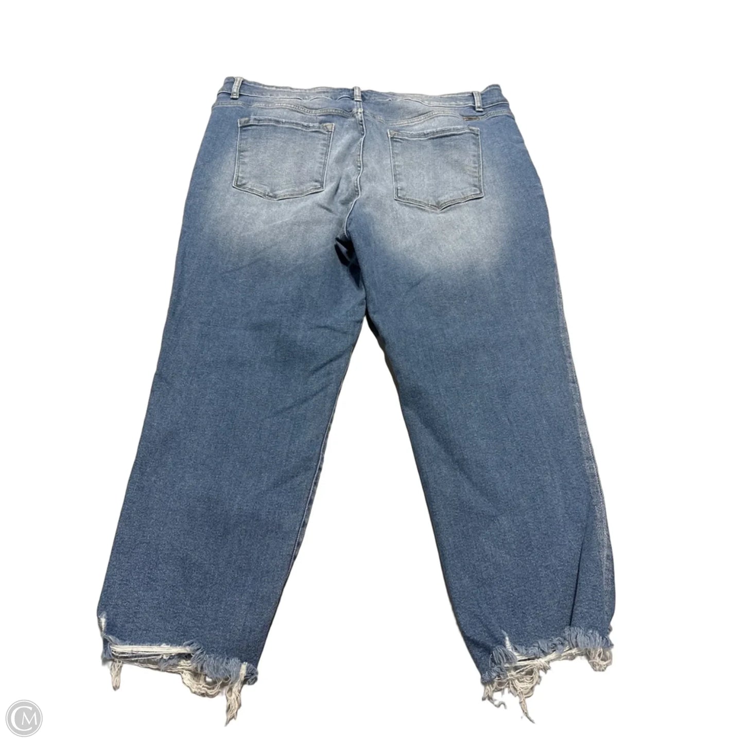 Jeans Straight By Kancan In Blue Denim, Size: 24
