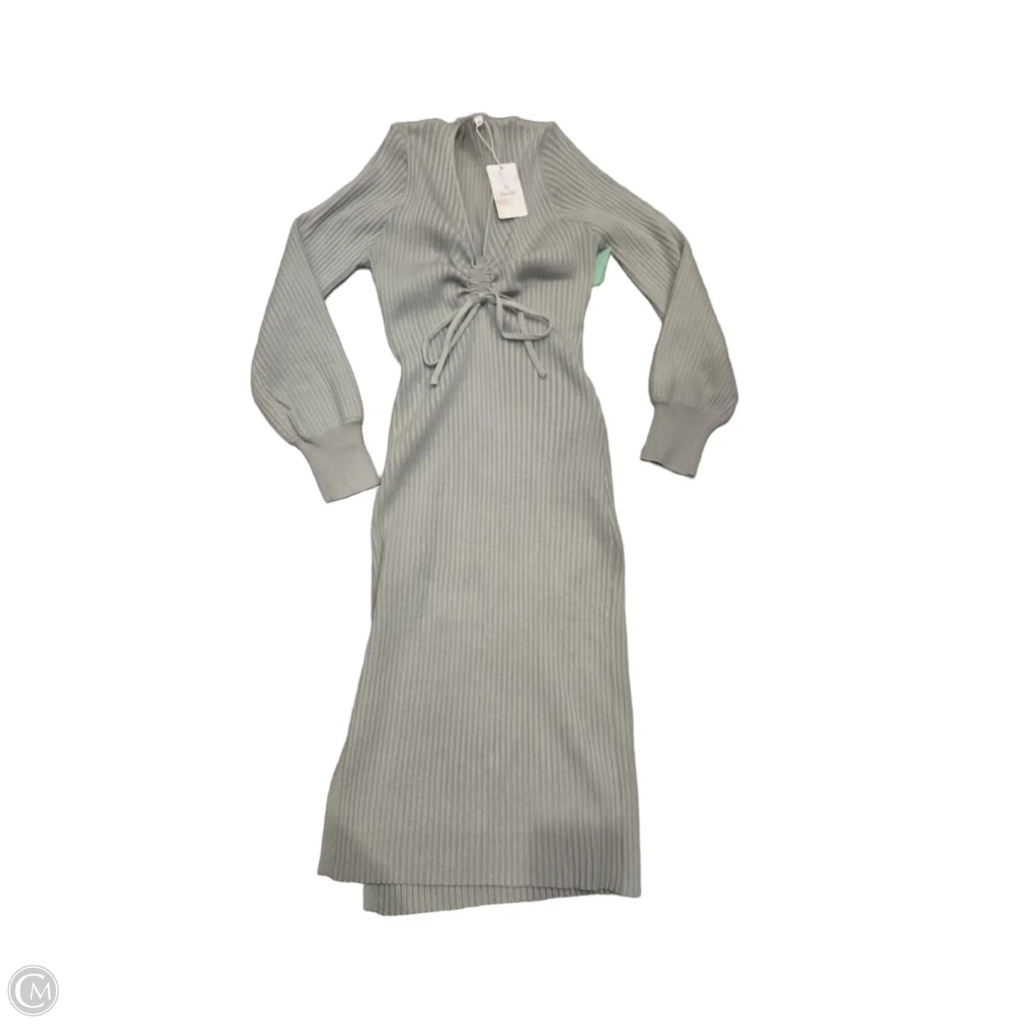 Dress Casual Midi By Cme In Green, Size: M
