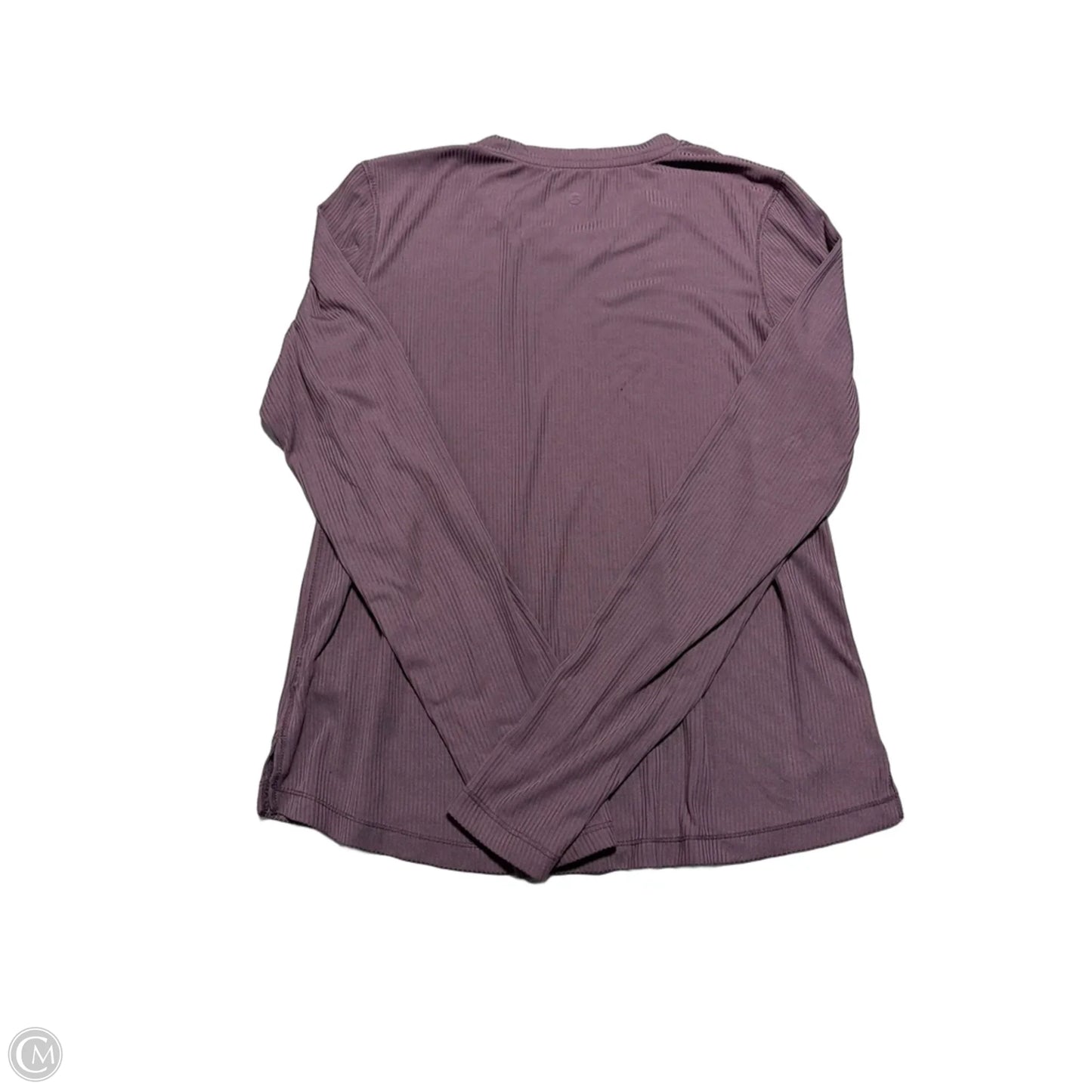 Athletic Top Long Sleeve Collar By Danskin In Purple, Size: S